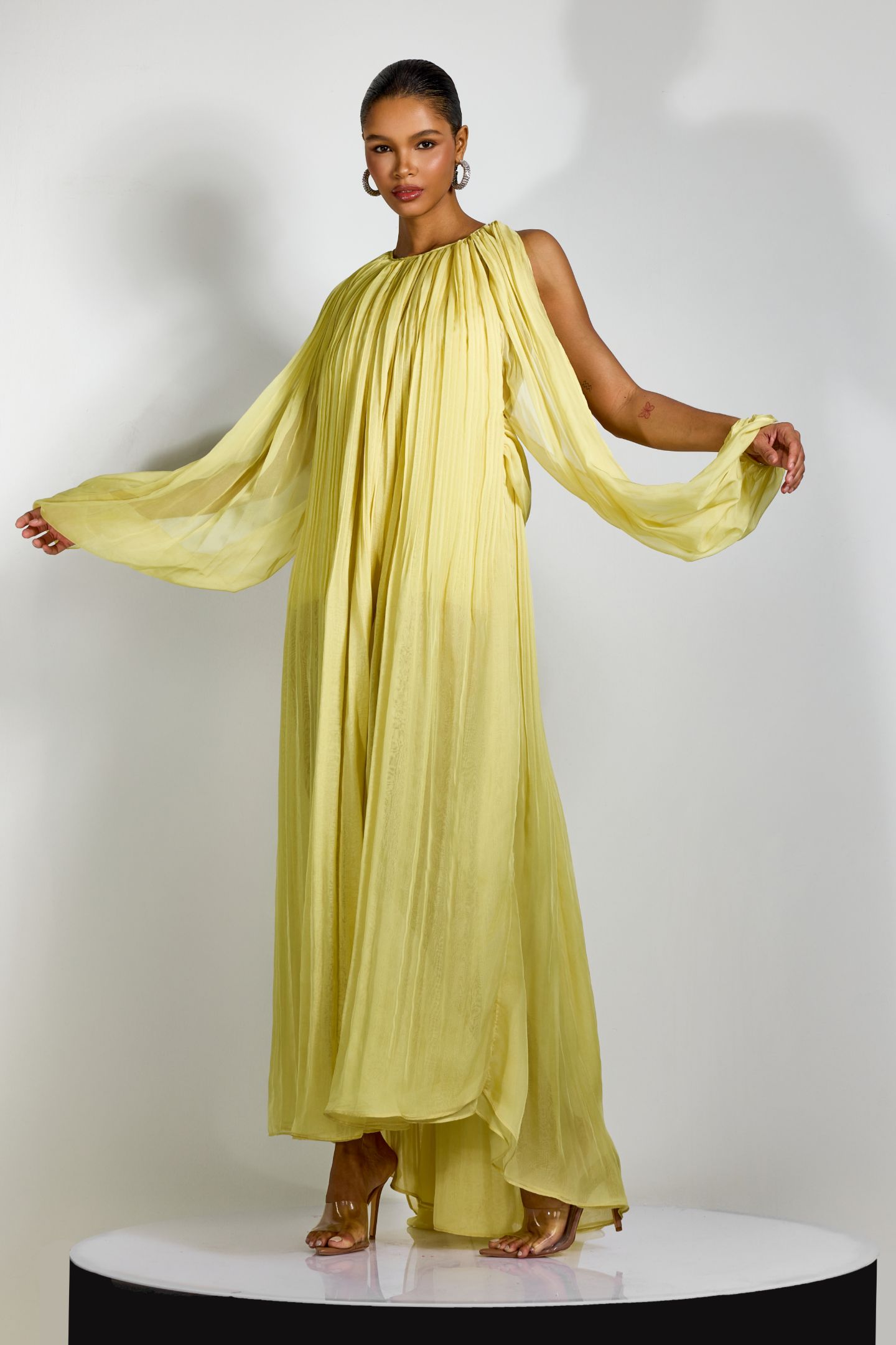 Angela Halter Neck Backless Maxi Dress