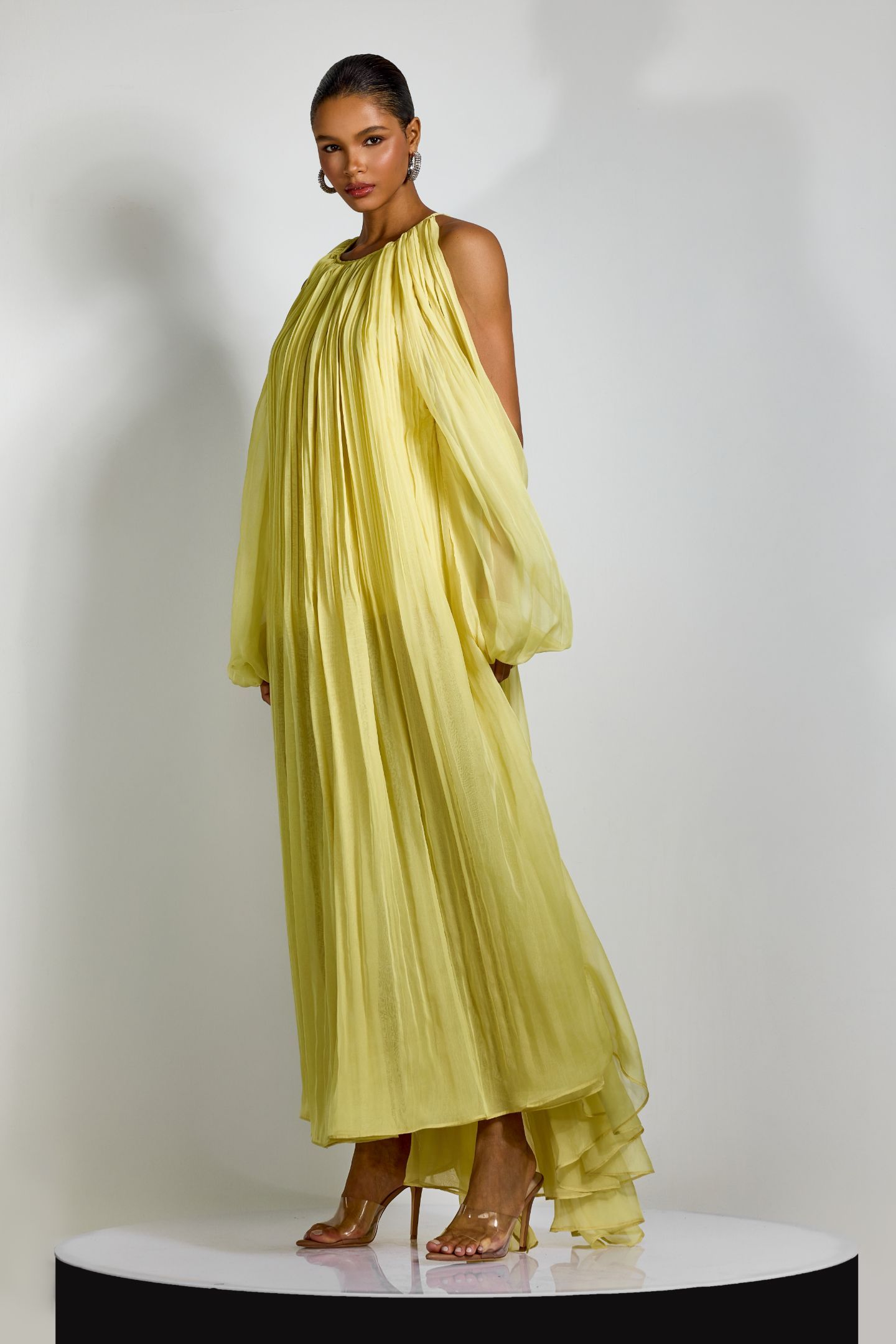 Angela Halter Neck Backless Maxi Dress