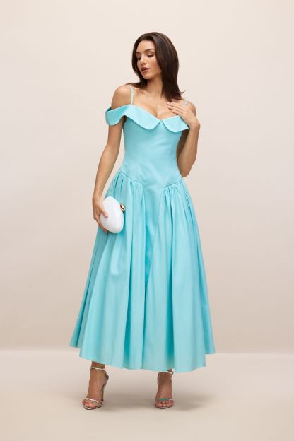 Renee Off-Shoulder A-Line Maxi Dress