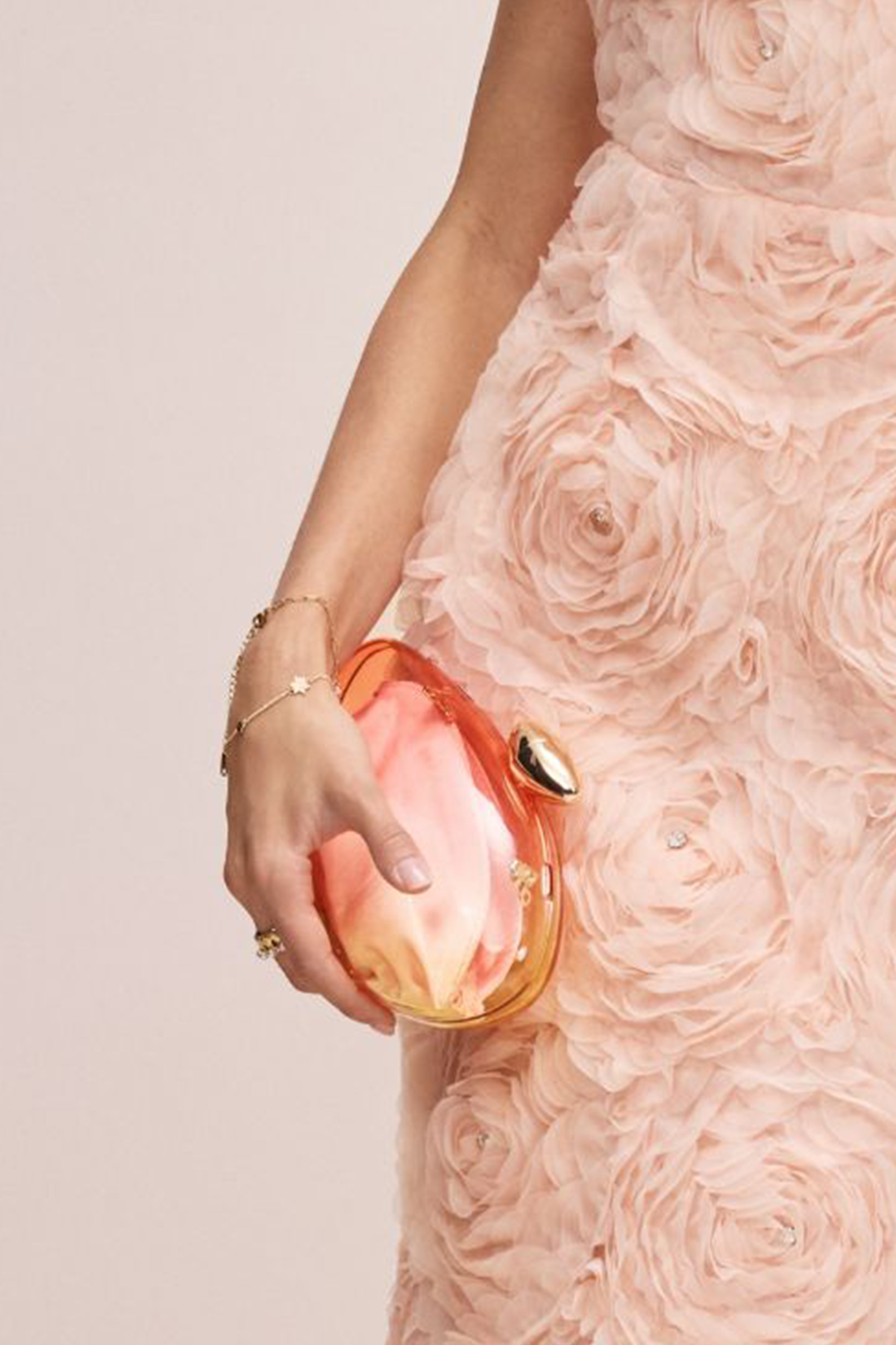 Transparent Acrylic Gradient Clutch
