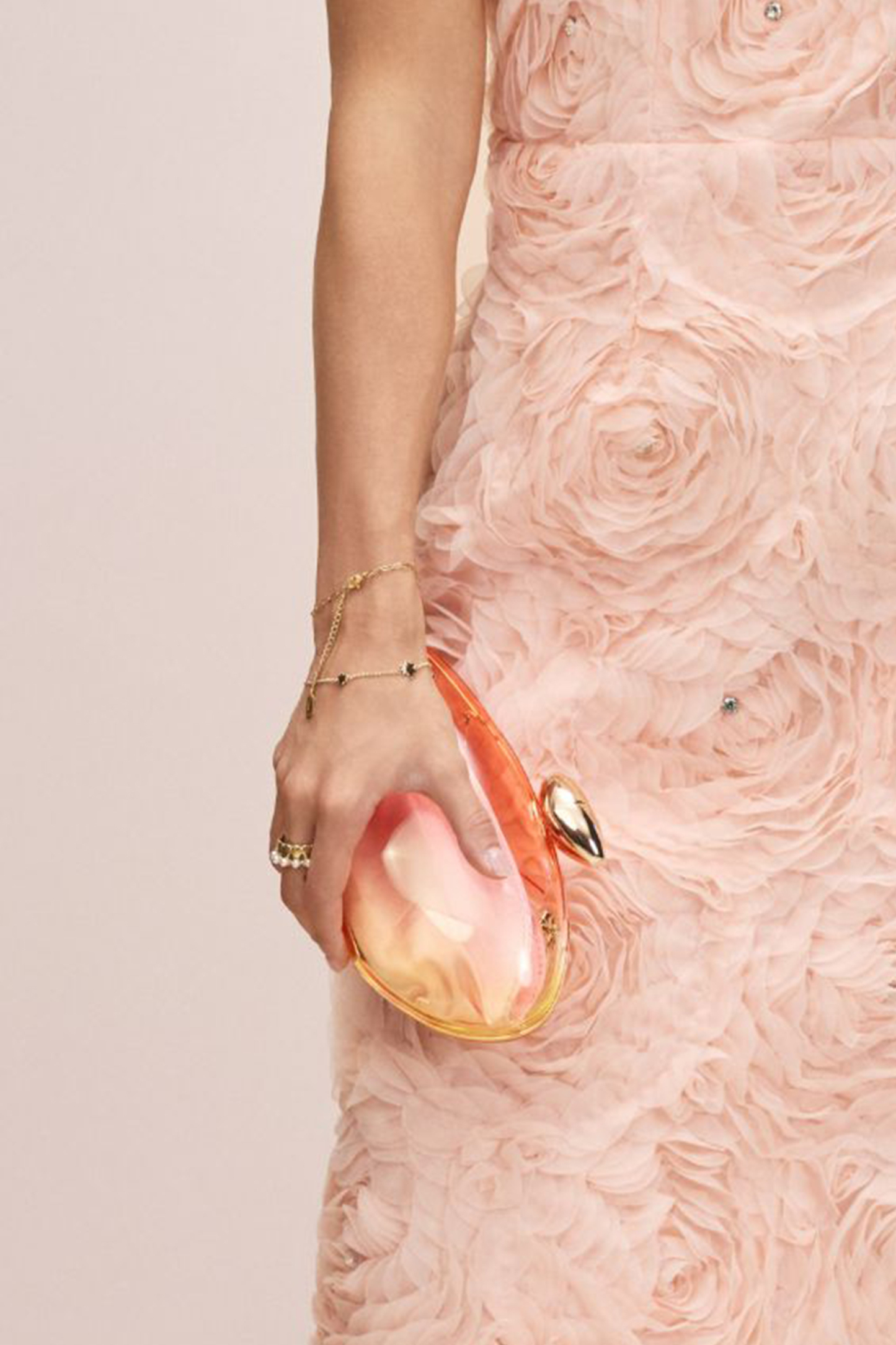 Transparent Acrylic Gradient Clutch