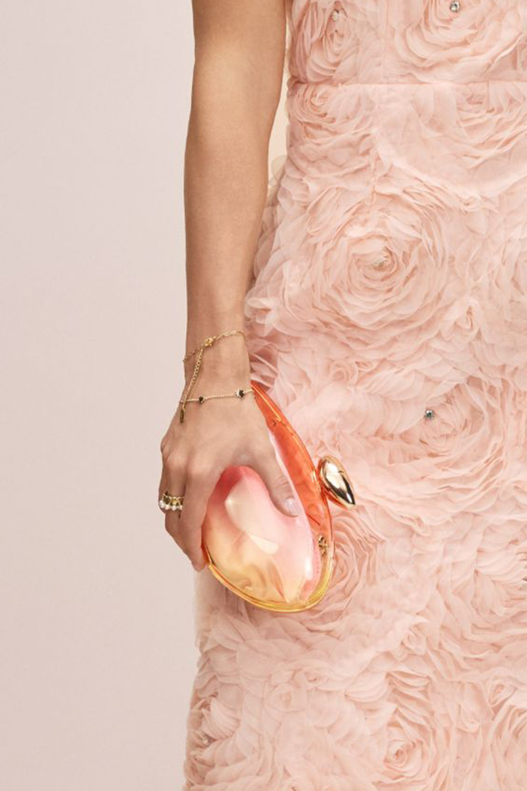 Transparent Acrylic Gradient Clutch