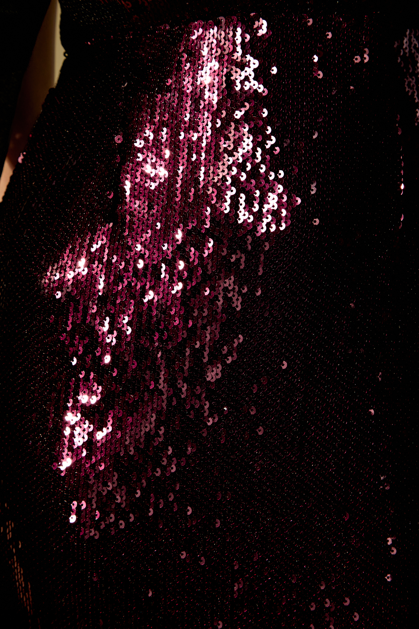 My Feels Burgundy Sequin Off Shoulder Maxi Dress