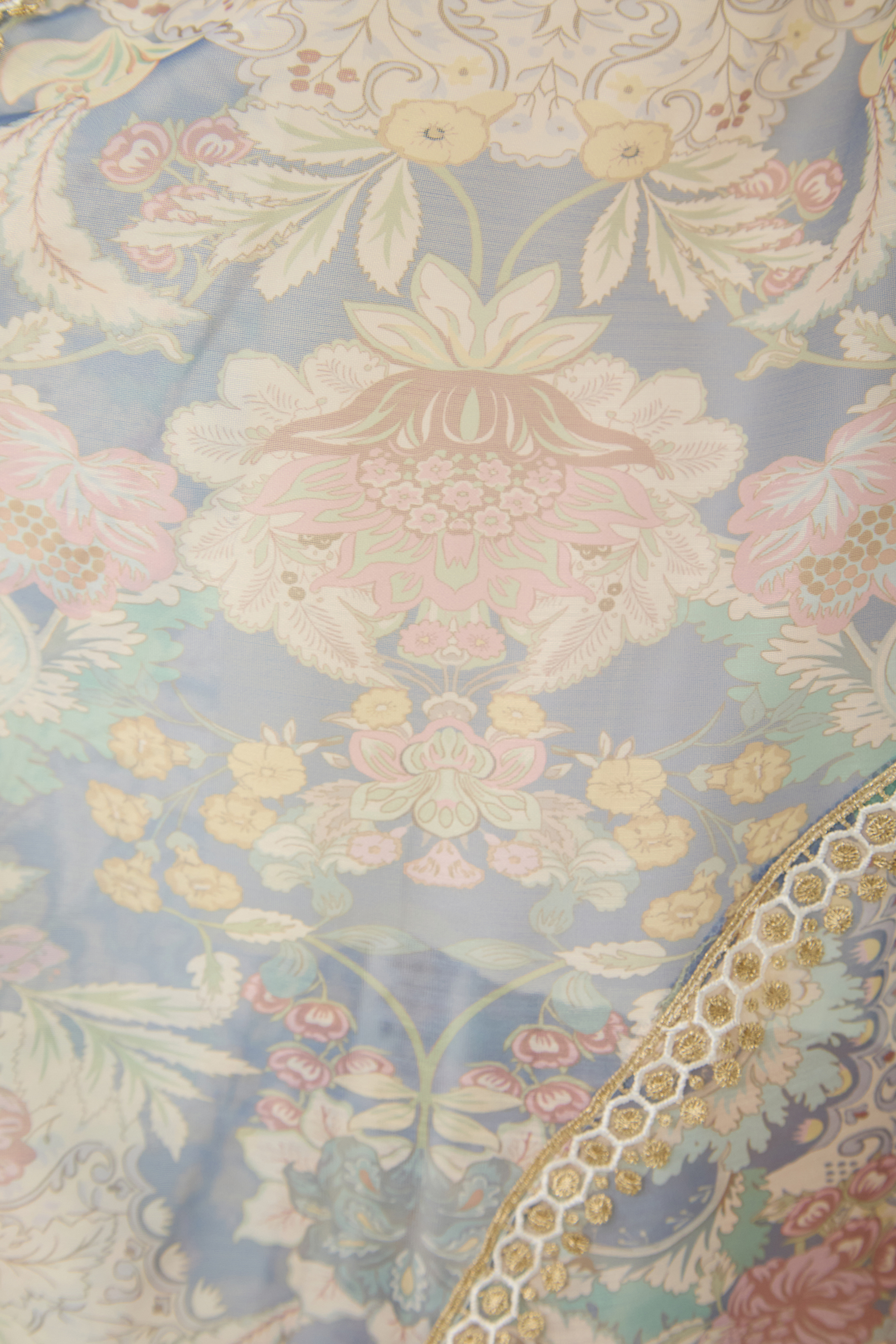 Romance That Wows Multi Floral Print Layered Sleeve Midi Dress