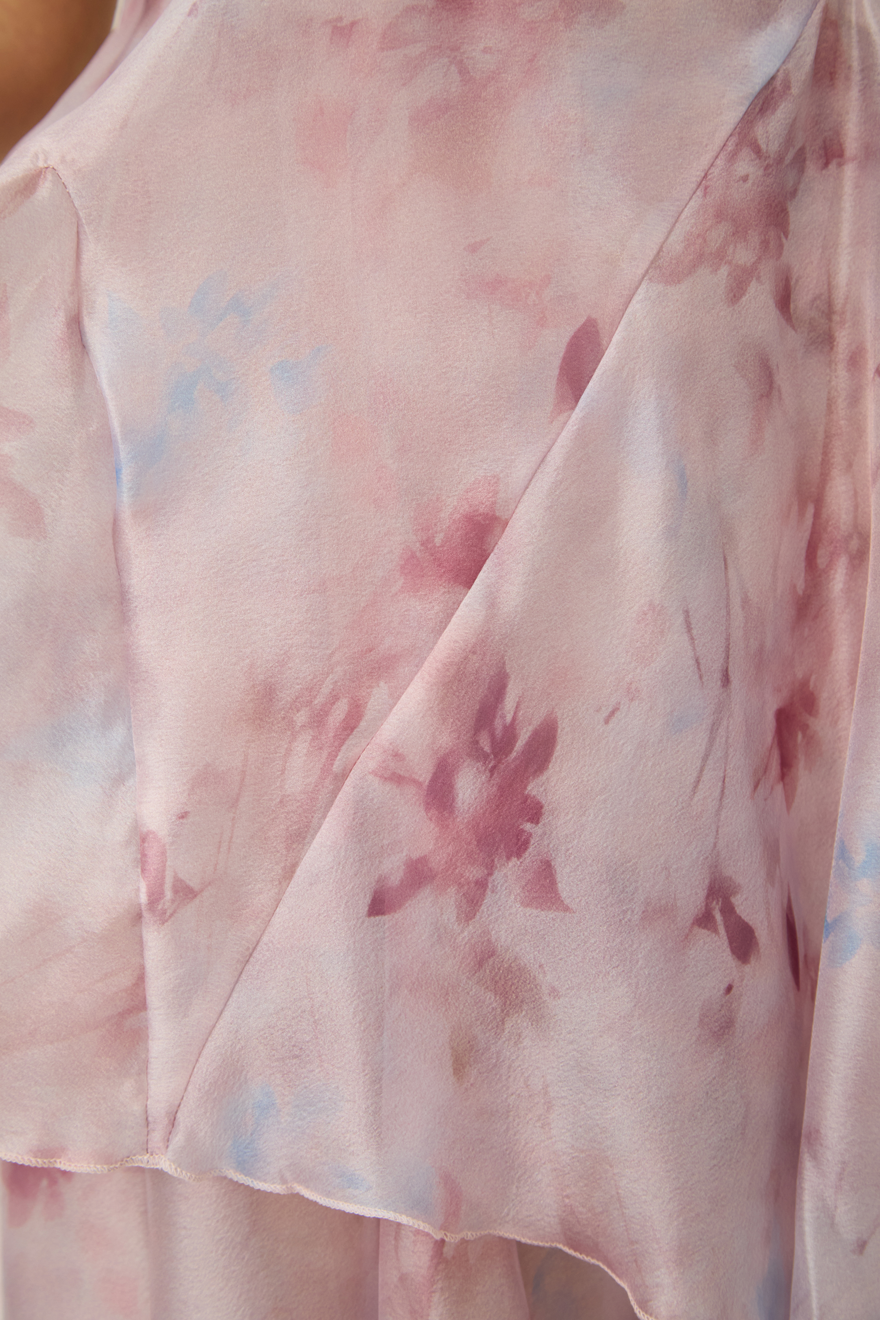 Simply Pretty Purple Floral Print V-Neck Maxi Dress