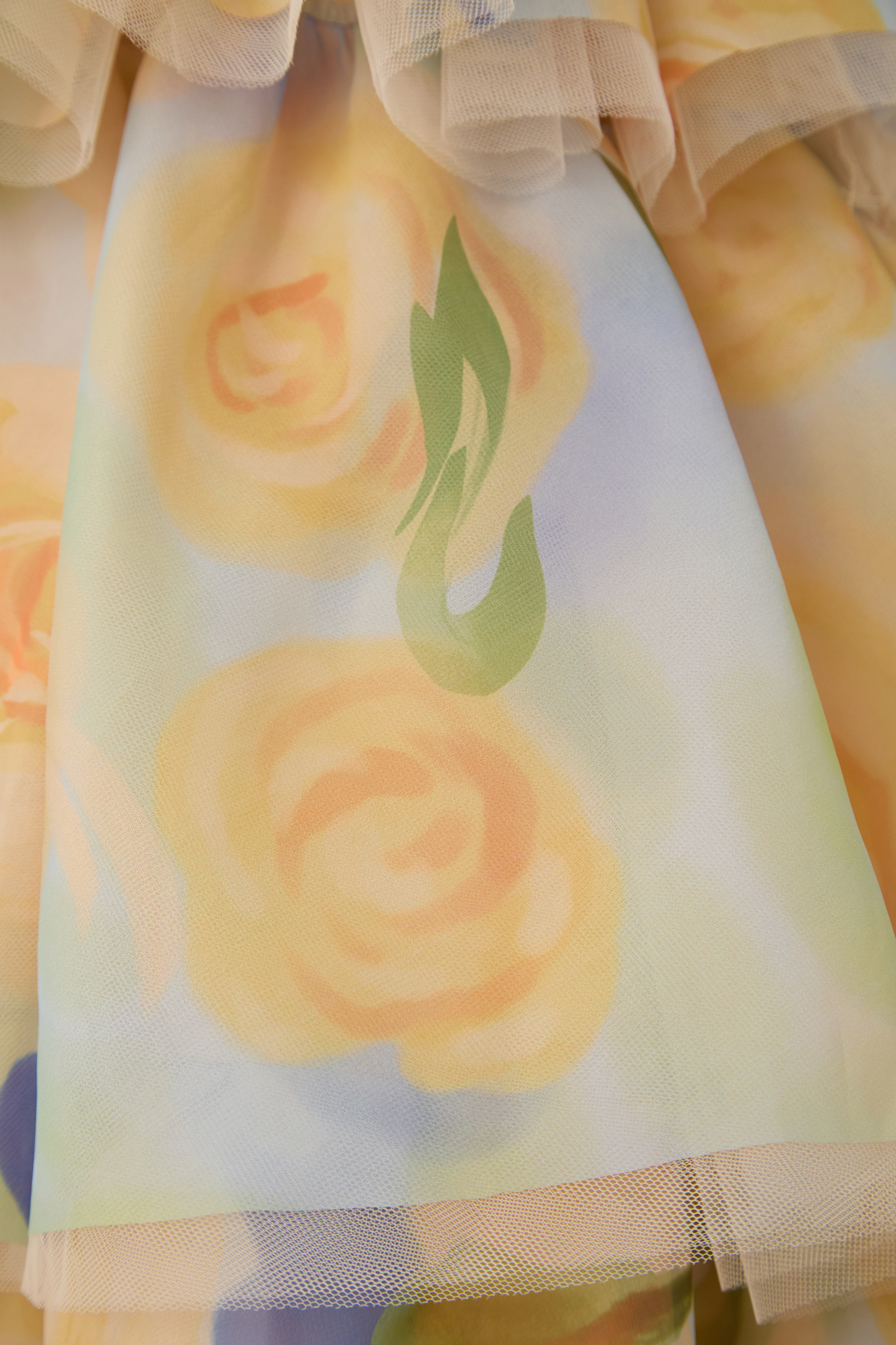 Favorite Icon Yellow Floral Print One Shoulder Maxi Dress