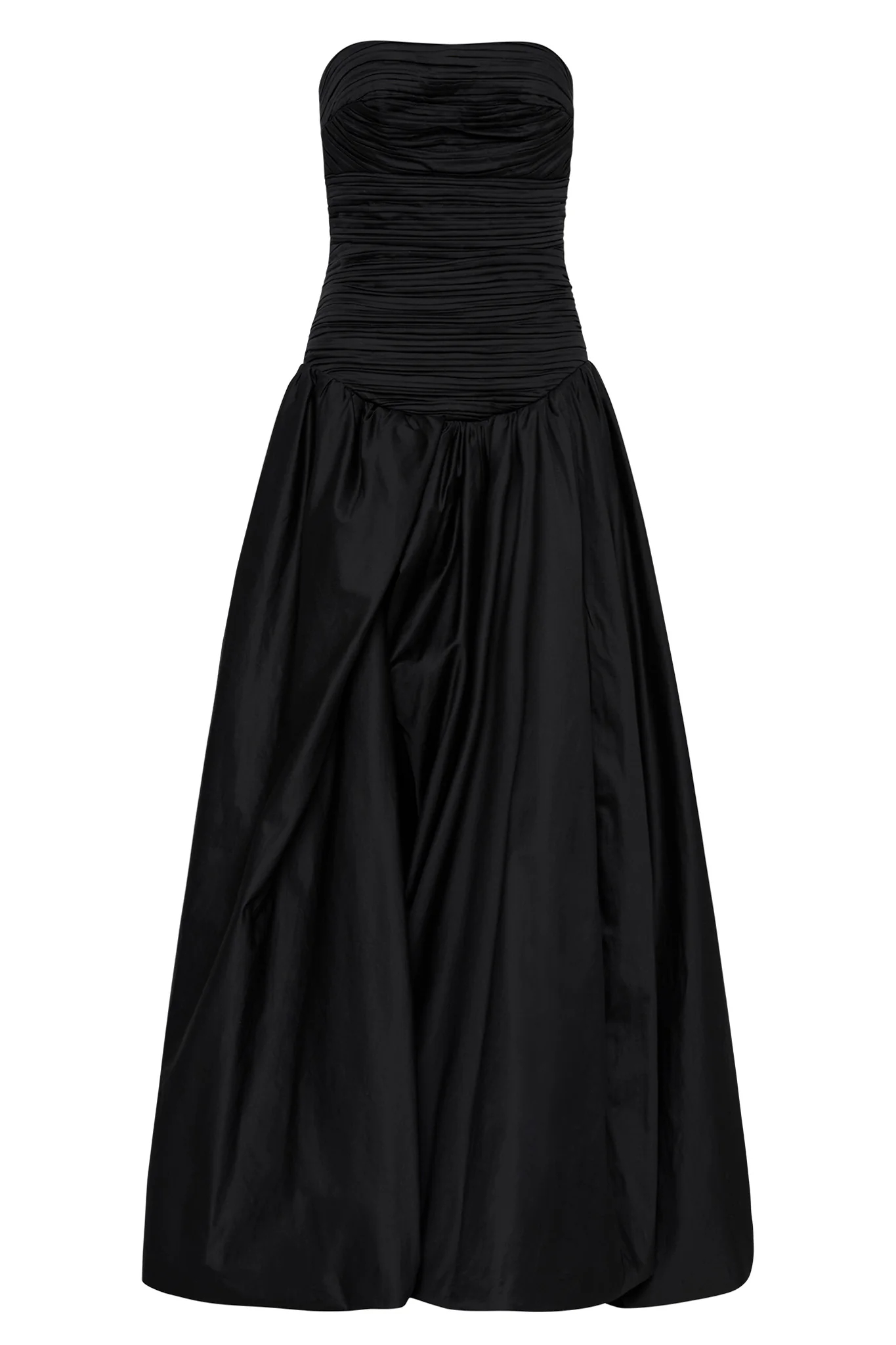 Juliana Floral Print Bubble Hem Maxi Dress