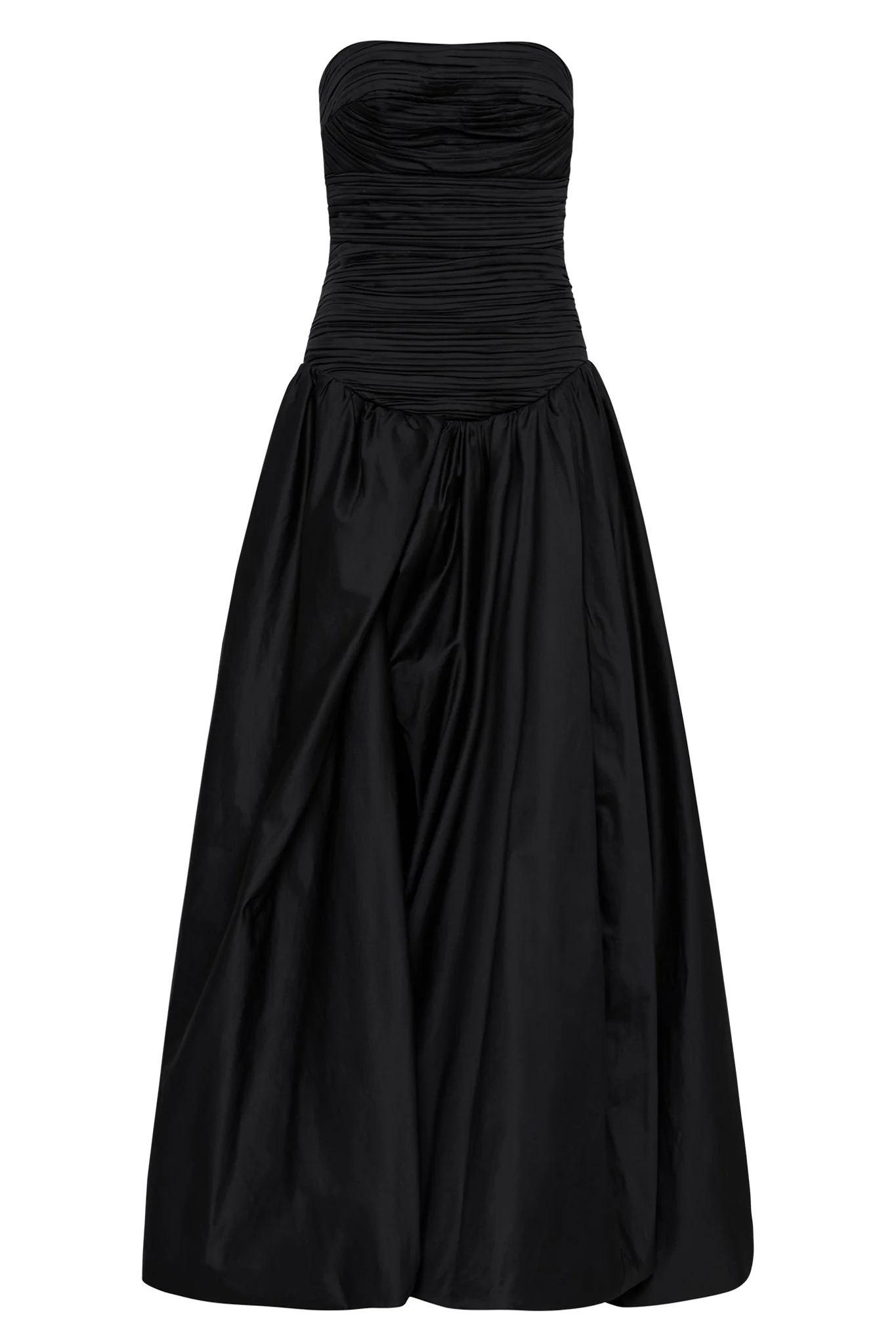 Juliana Floral Print Bubble Hem Maxi Dress