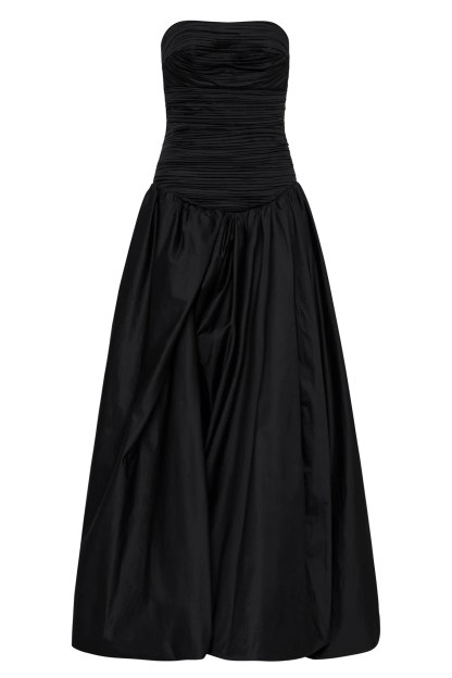 Juliana Floral Print Bubble Hem Maxi Dress