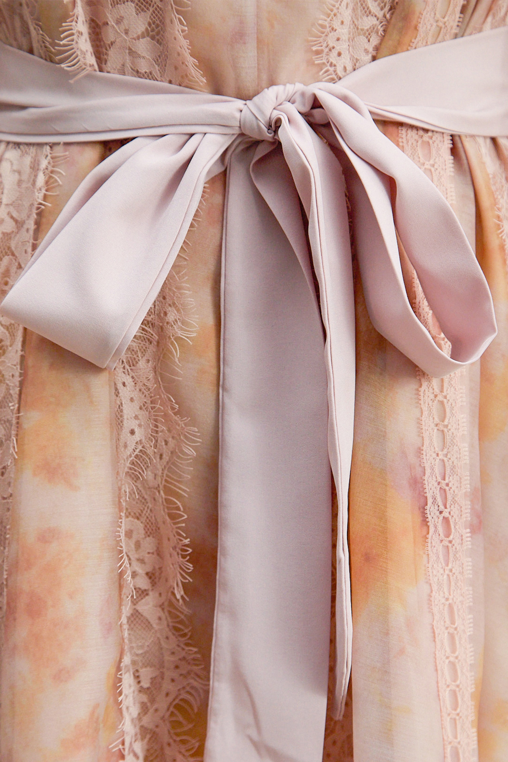 Love That For You Pink Printed Lace Midi Dress