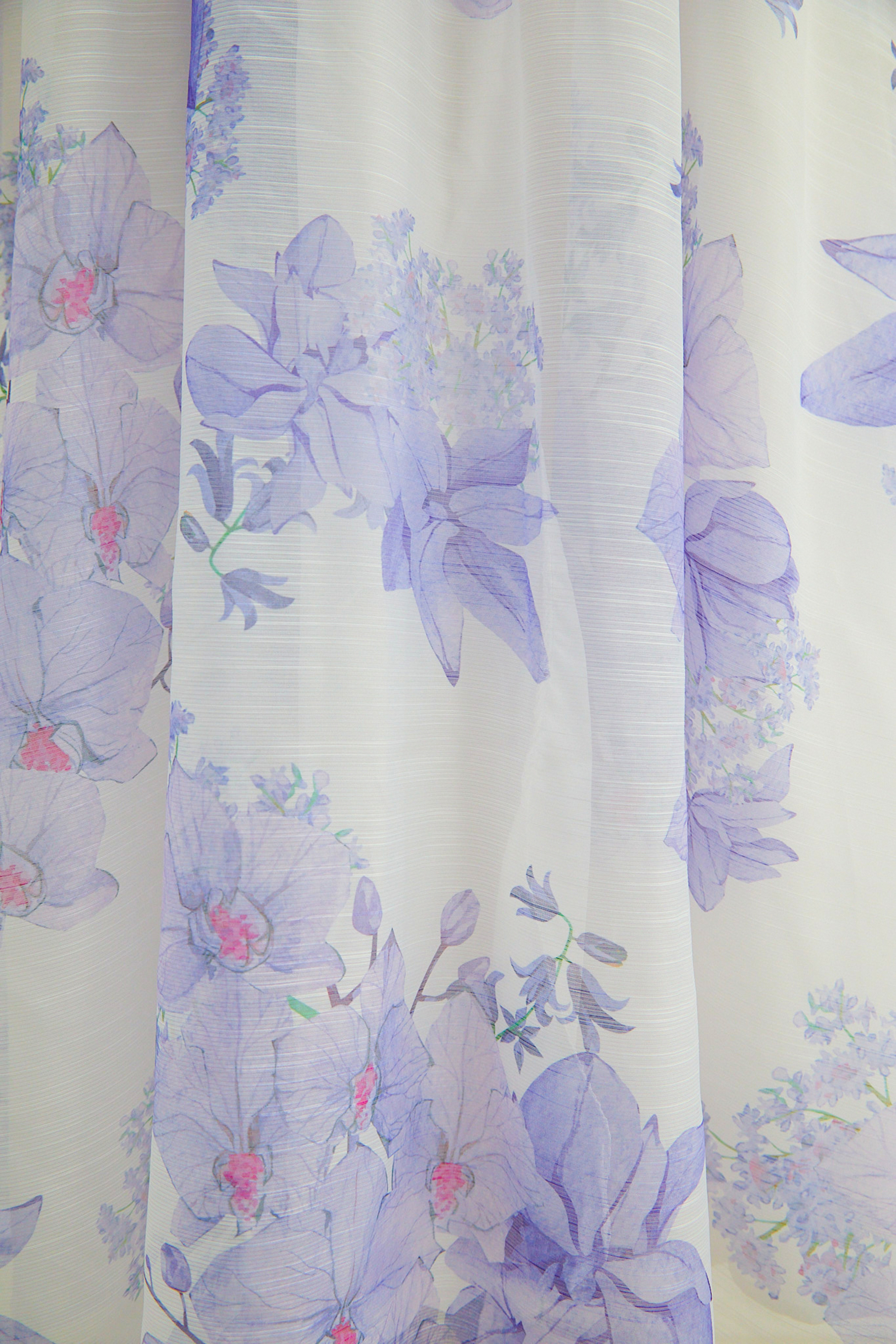 Truly Mine Purple Floral Print Sheer Sleeve Maxi Dress