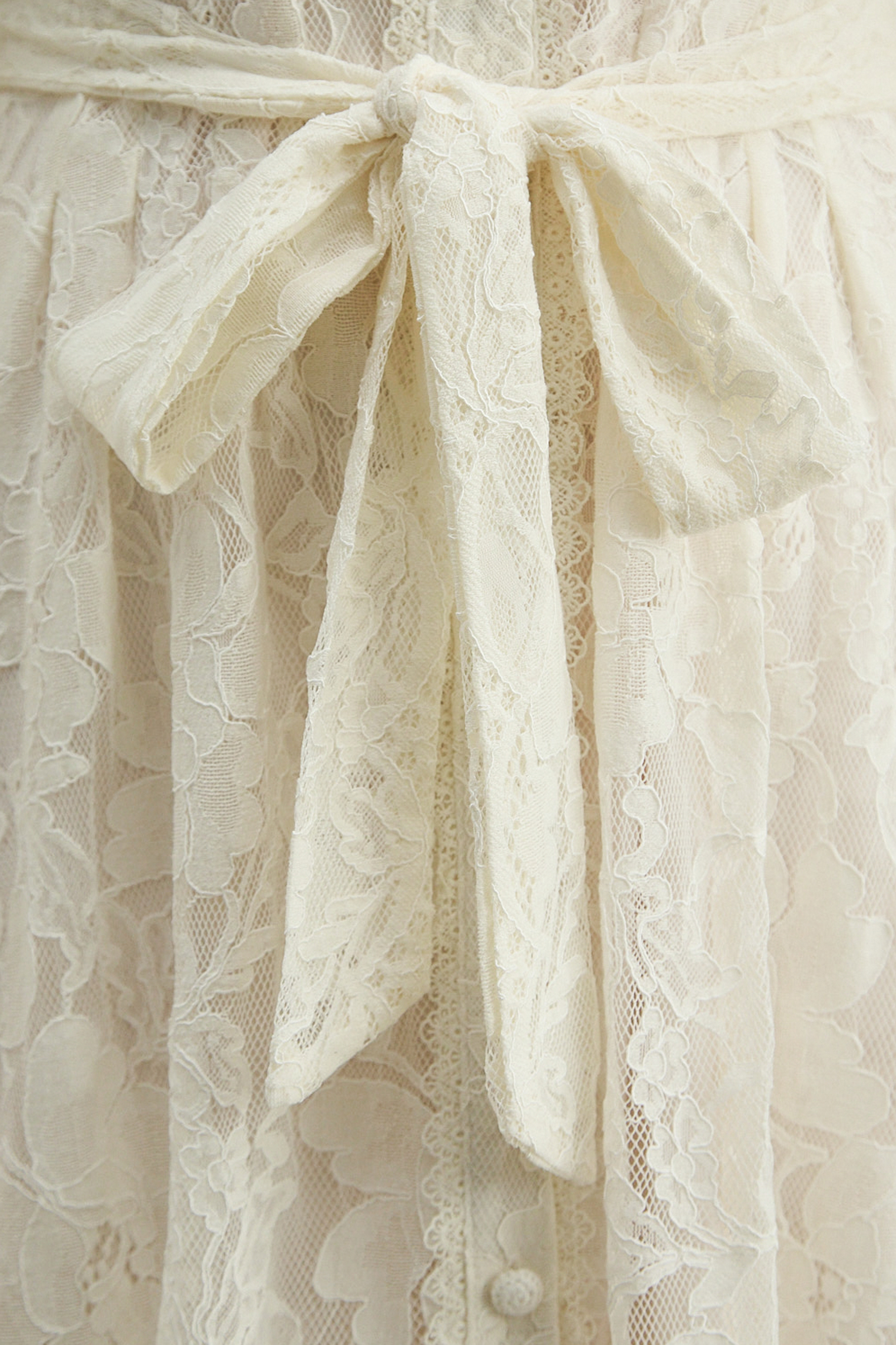 Amazing Evening Beige Lace Lapel Collar Maxi Dress