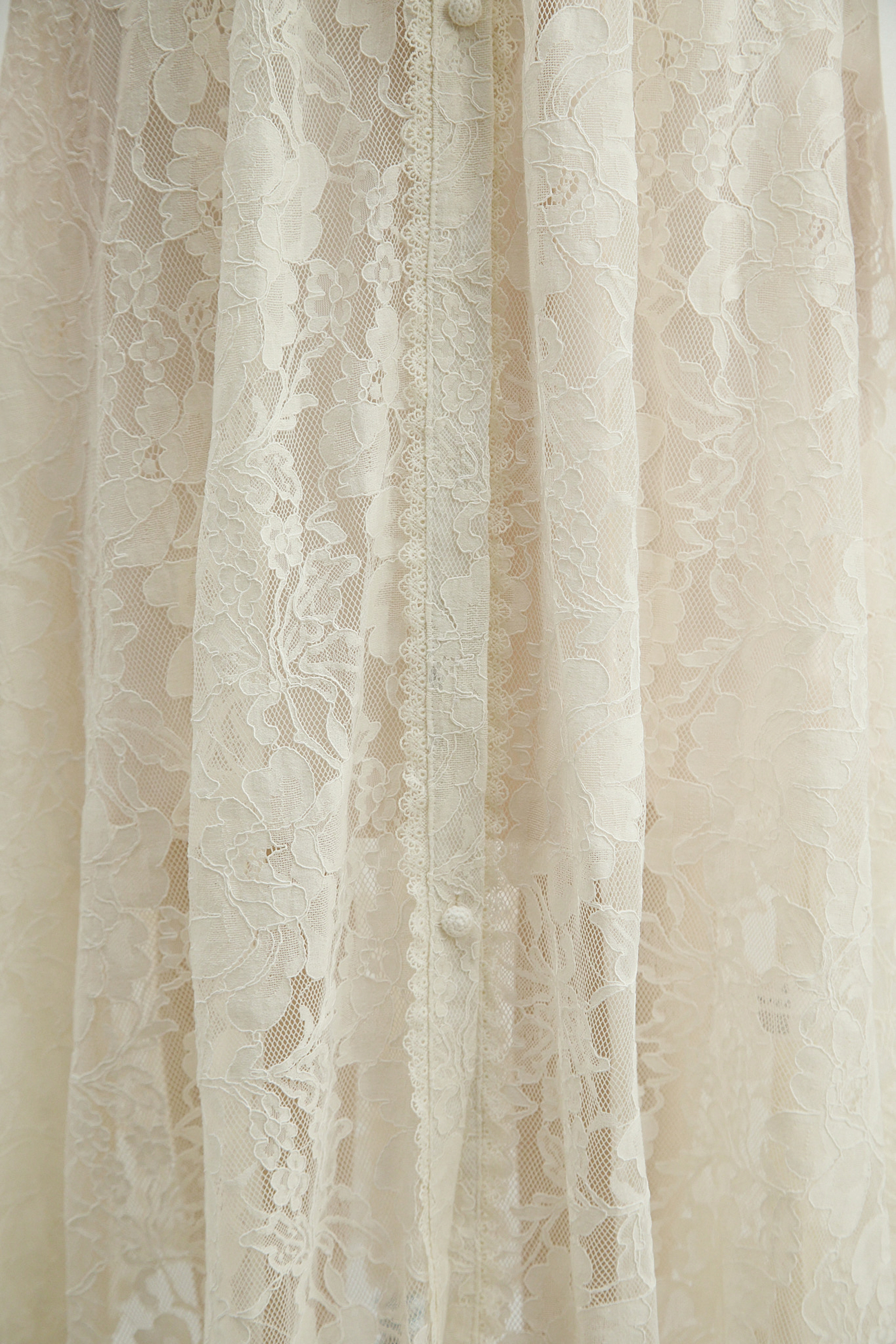 Amazing Evening Beige Lace Lapel Collar Maxi Dress