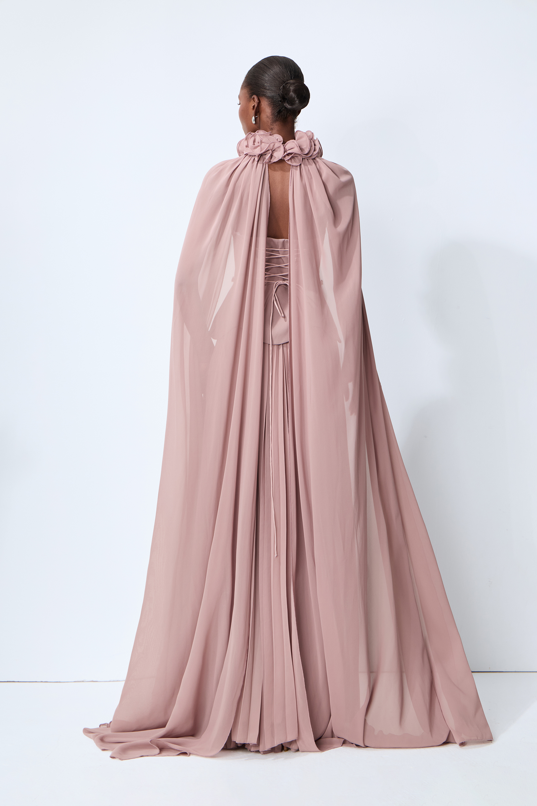 Evening Muse Purple Crystal Embellished Three-Piece Set