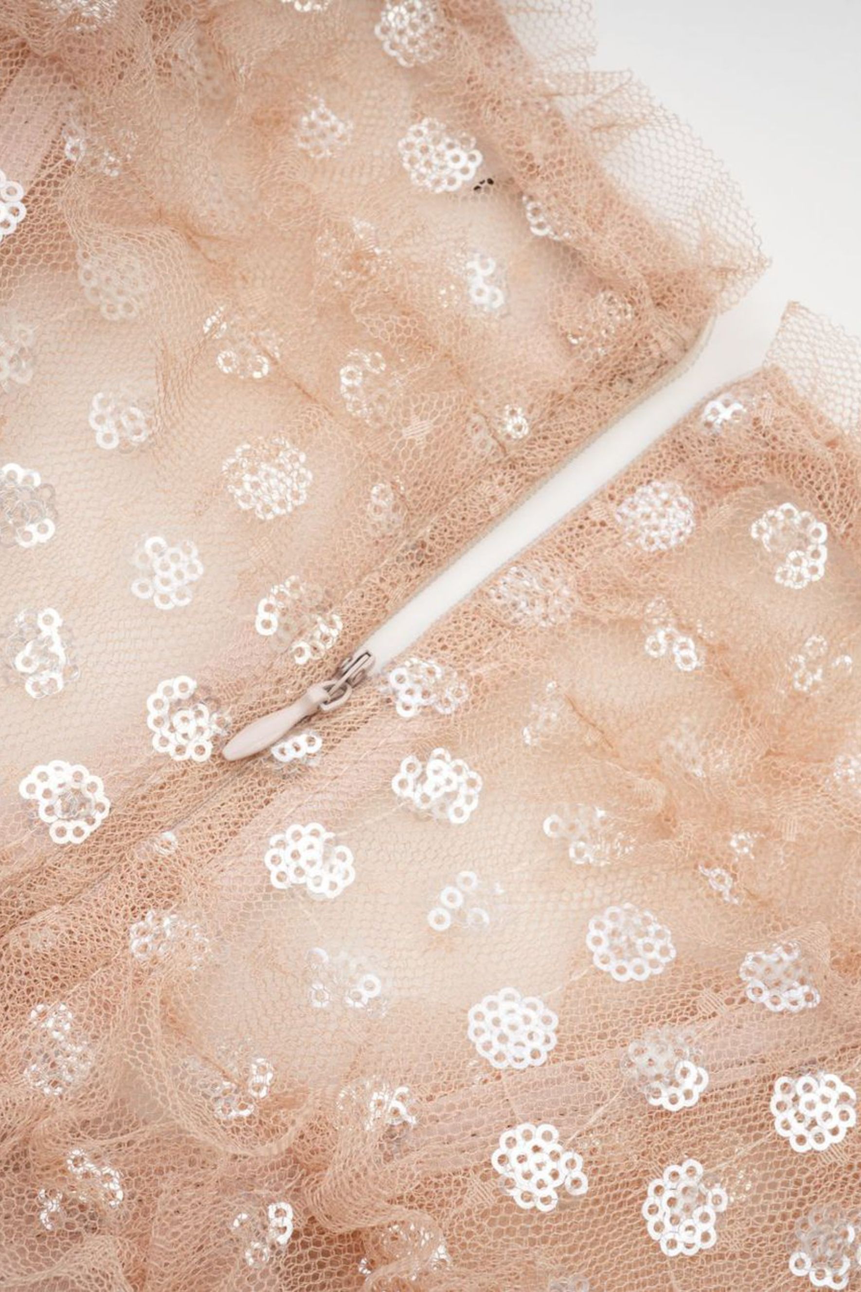 Dreamy Sweetness Nude Short Sleeve Tiered Maxi Dress