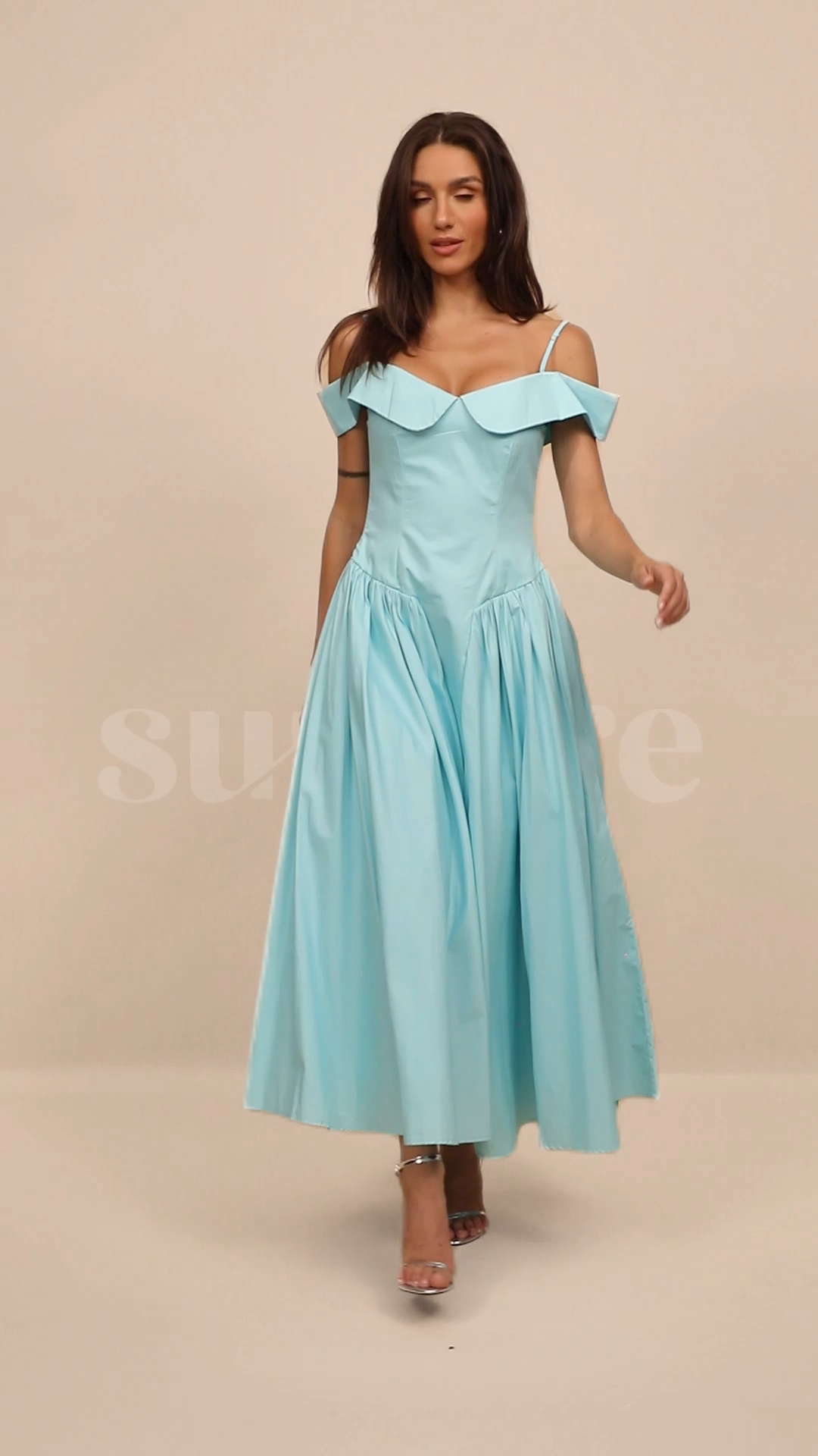 Renee Off-Shoulder A-Line Maxi Dress