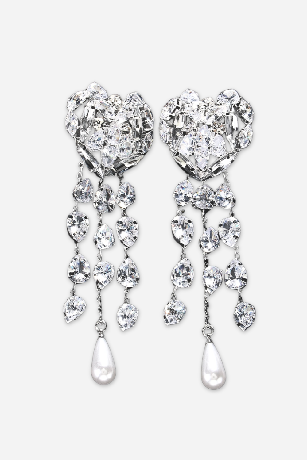 Ida Tassel Diamond Earrings-Sunfere