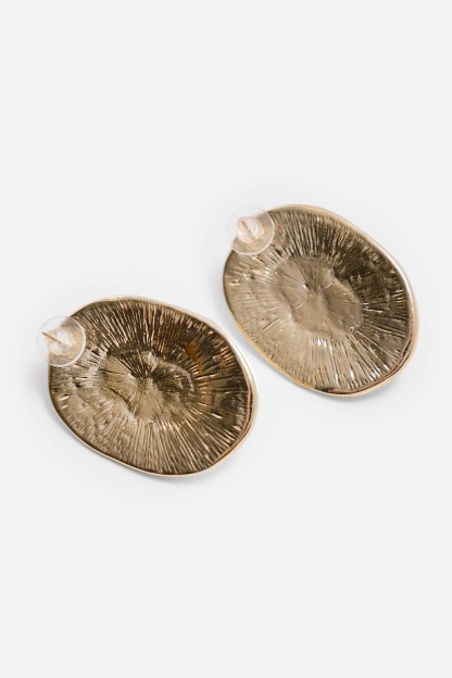 Textured Pearl Stud Earrings