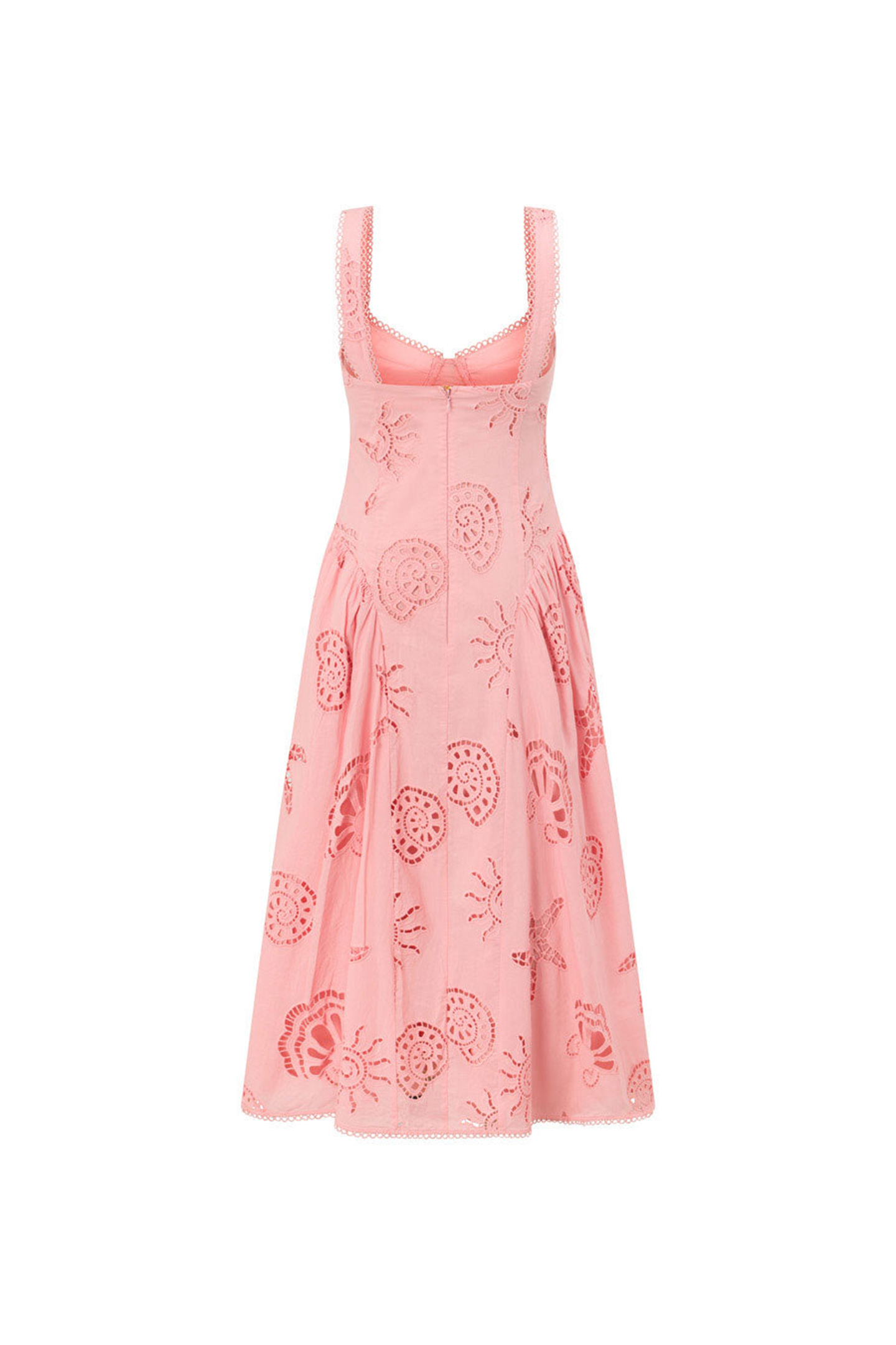 Lilly Shell & Starfish Embroidered Midi Dress