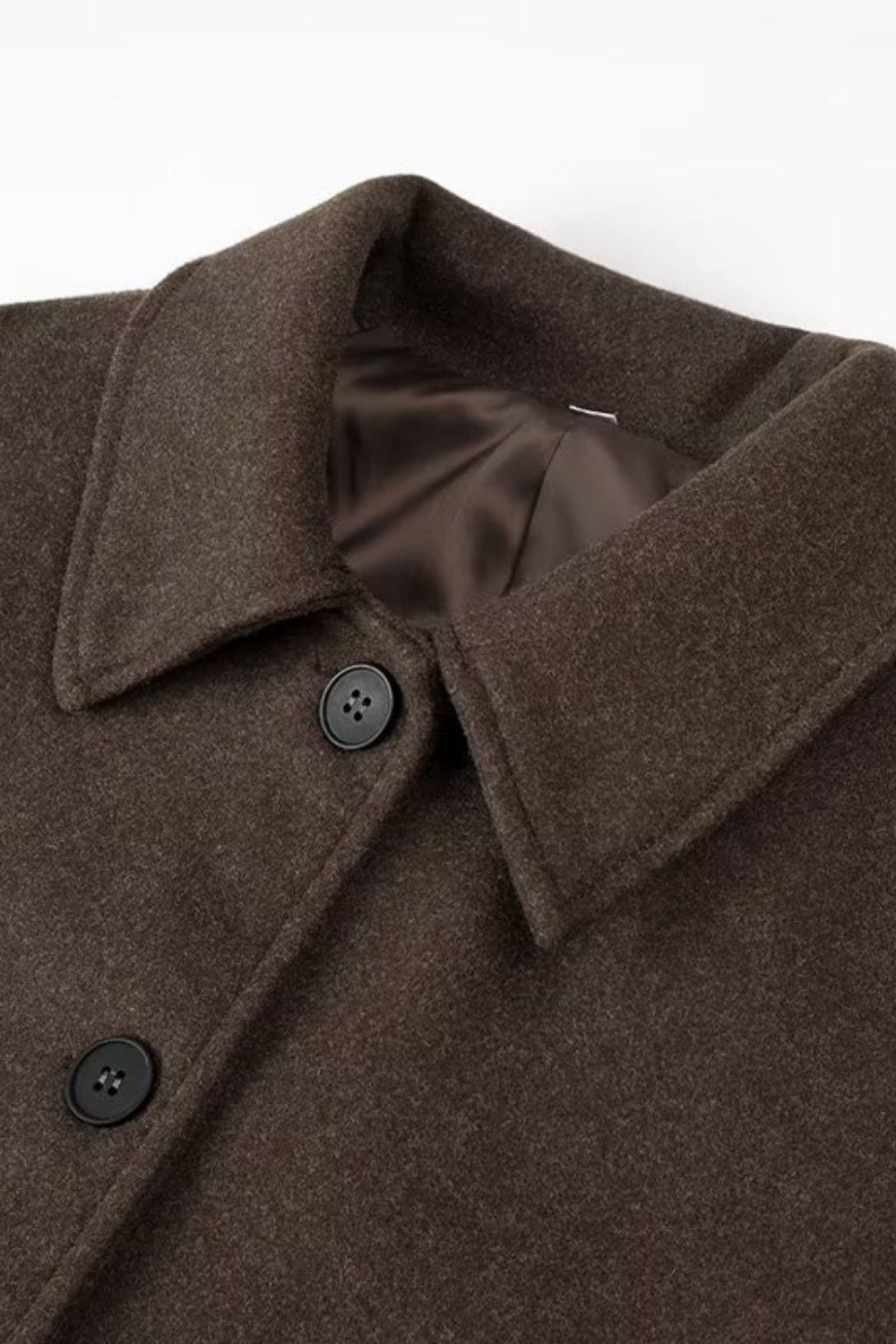 Textured Wool Blend Jacket-Sunfere