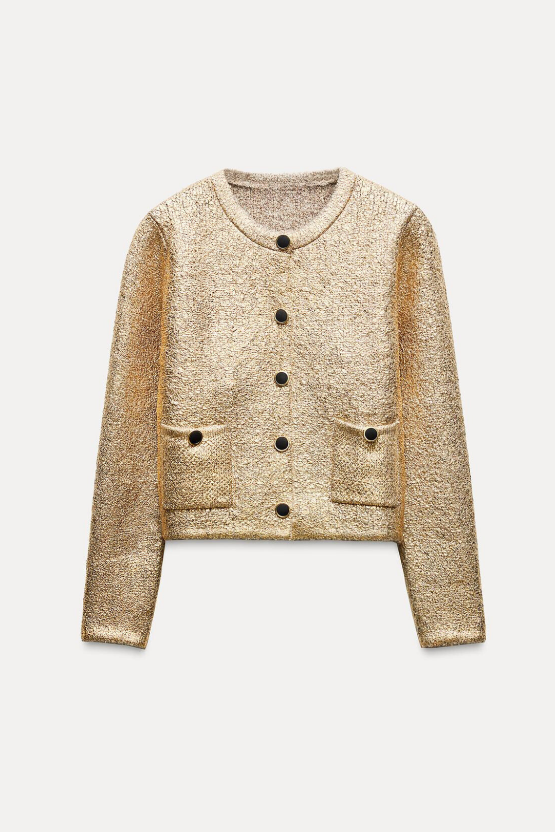 Brook Gold Knit Cardigan-Sunfere Brook Gold Knit Cardigan-Sunfere