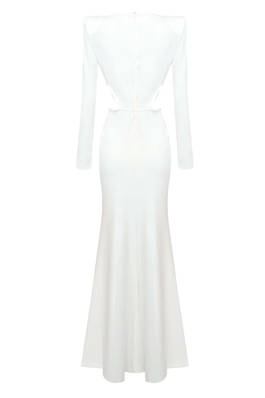 Martina V-neck Ruched Maxi Dress