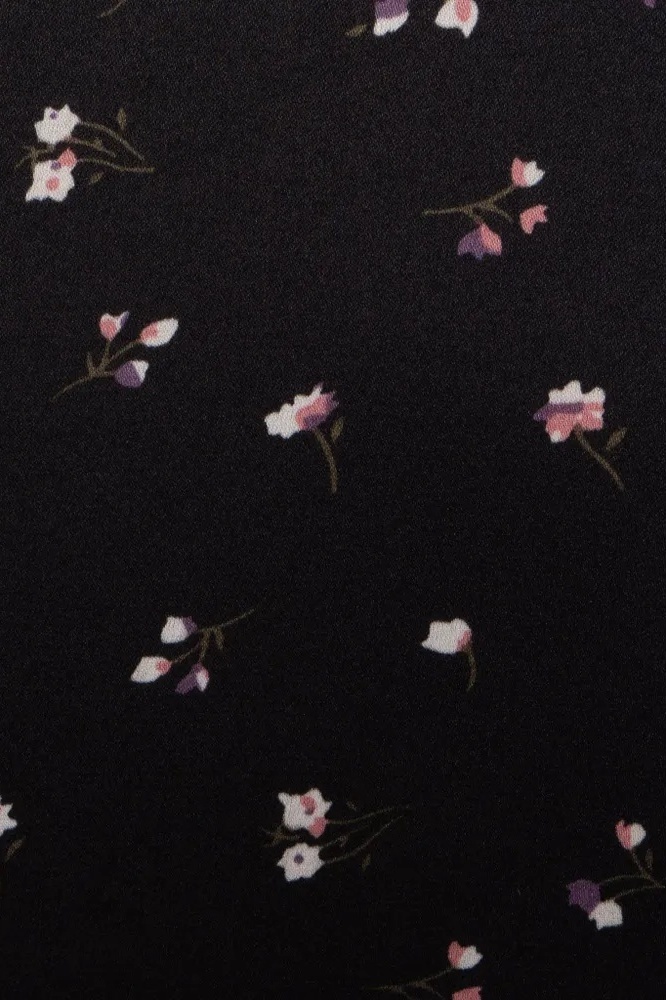 Joanne Floral Print Open Back Mini Dress