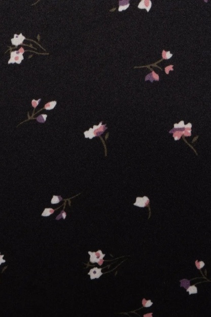 Joanne Floral Print Open Back Mini Dress