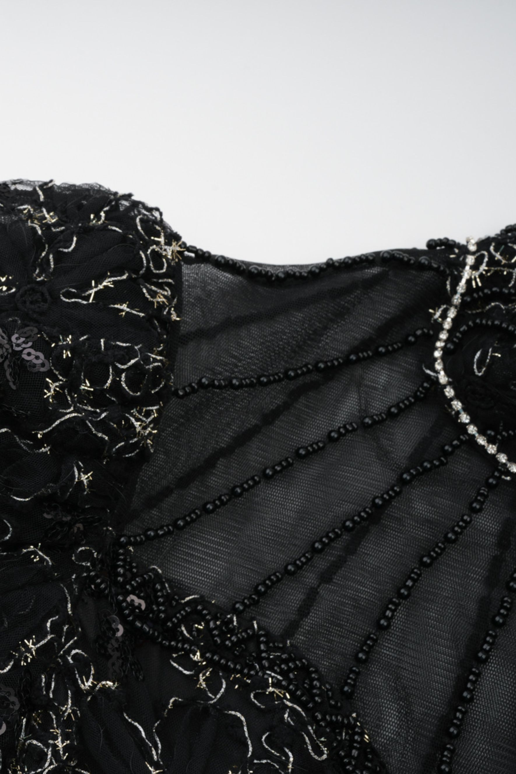 Celia Floral Embroidered Puff Sleeve Maxi Dress