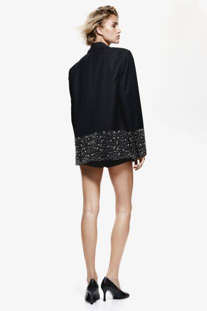 Cornelia Rhinestone Embellished Blazer & Shorts Set