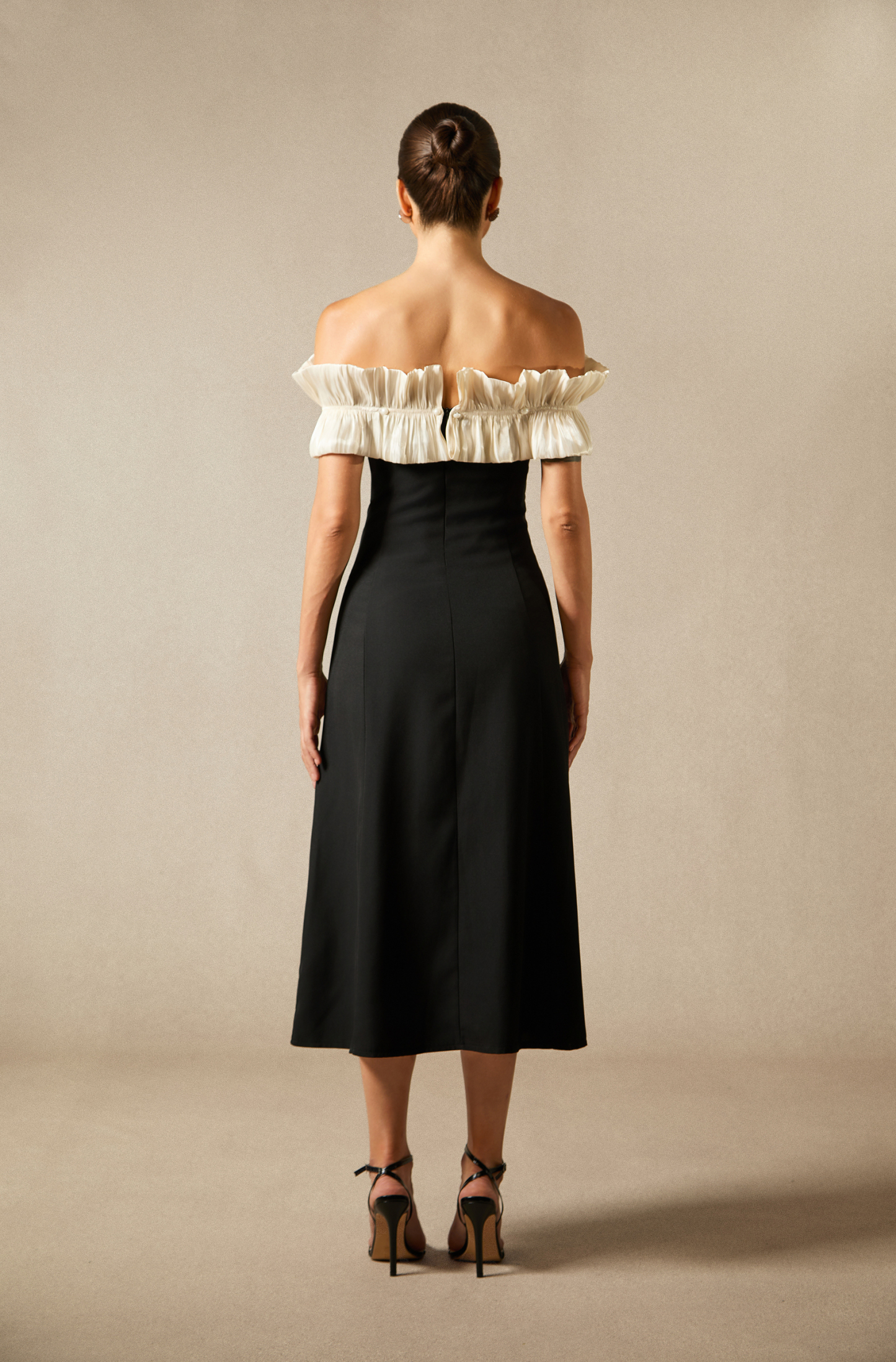 Bonnie Off Shoulder Ruffle Maxi Dress