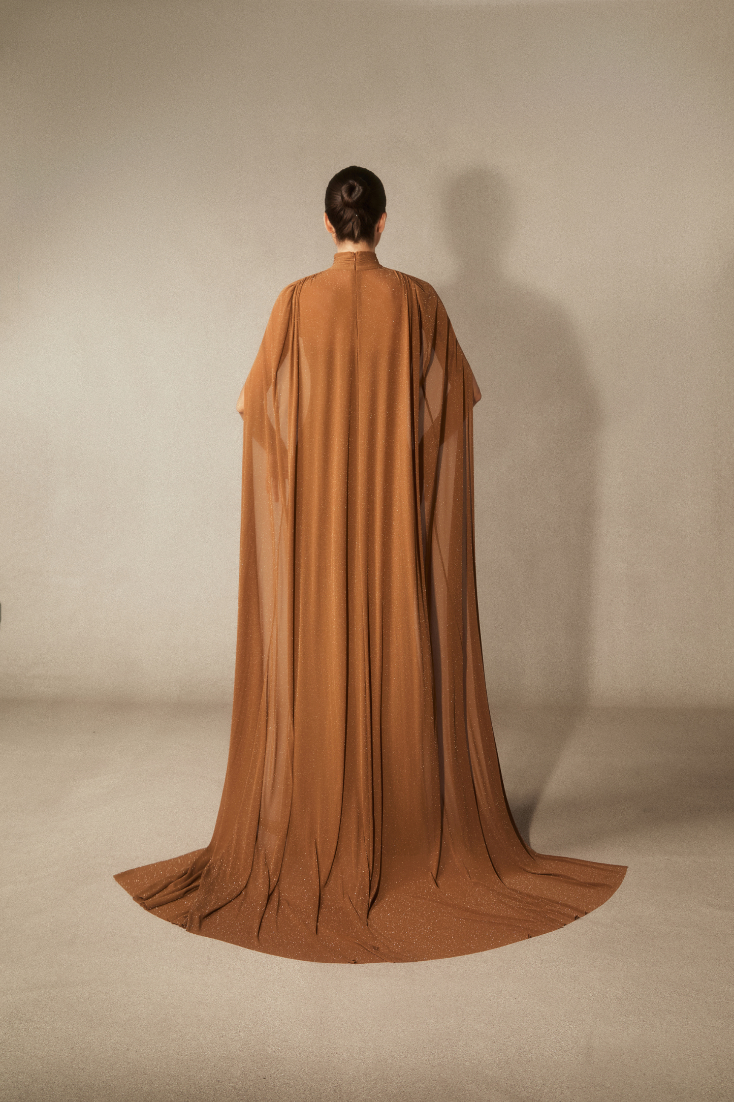 Savanna High Neck Cape & Strapless Maxi Dress Set