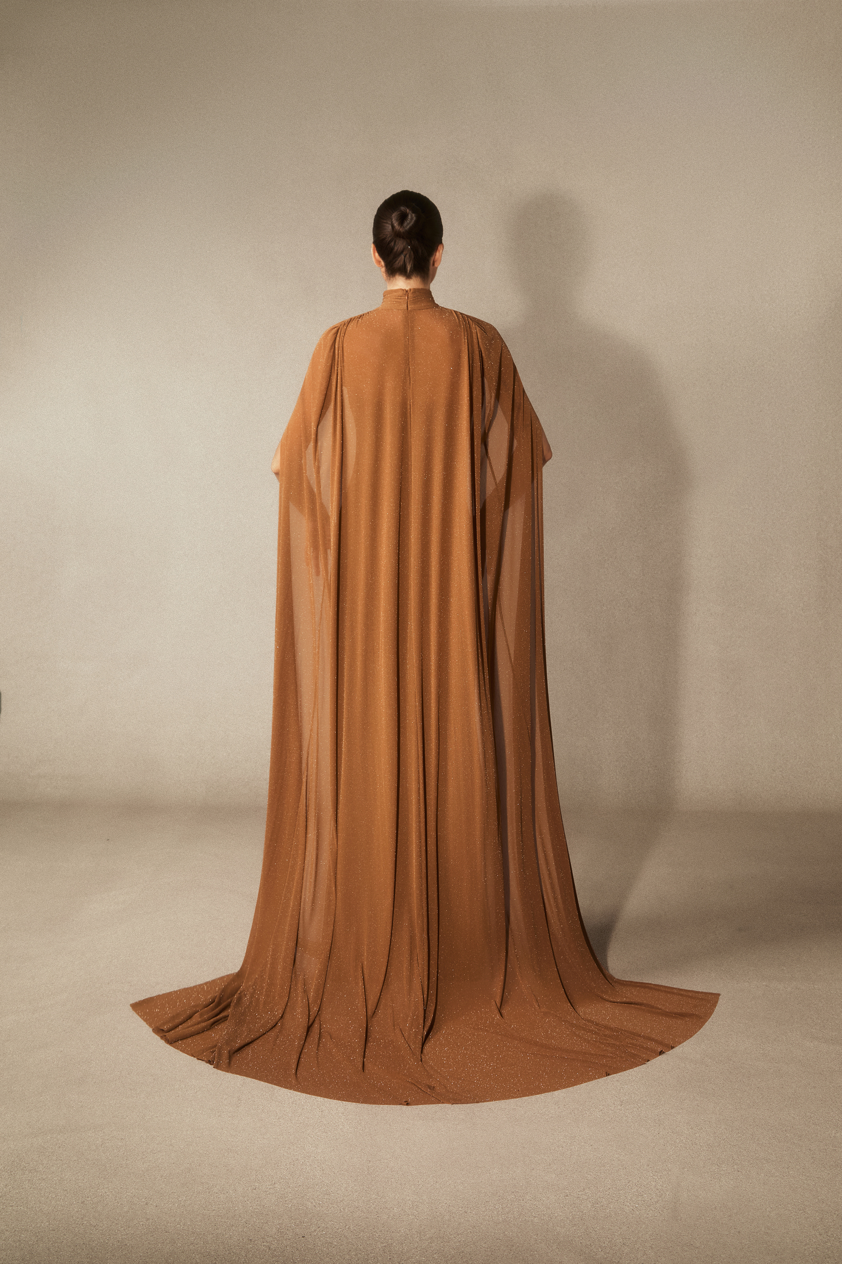 Savanna High Neck Cape & Strapless Maxi Dress Set