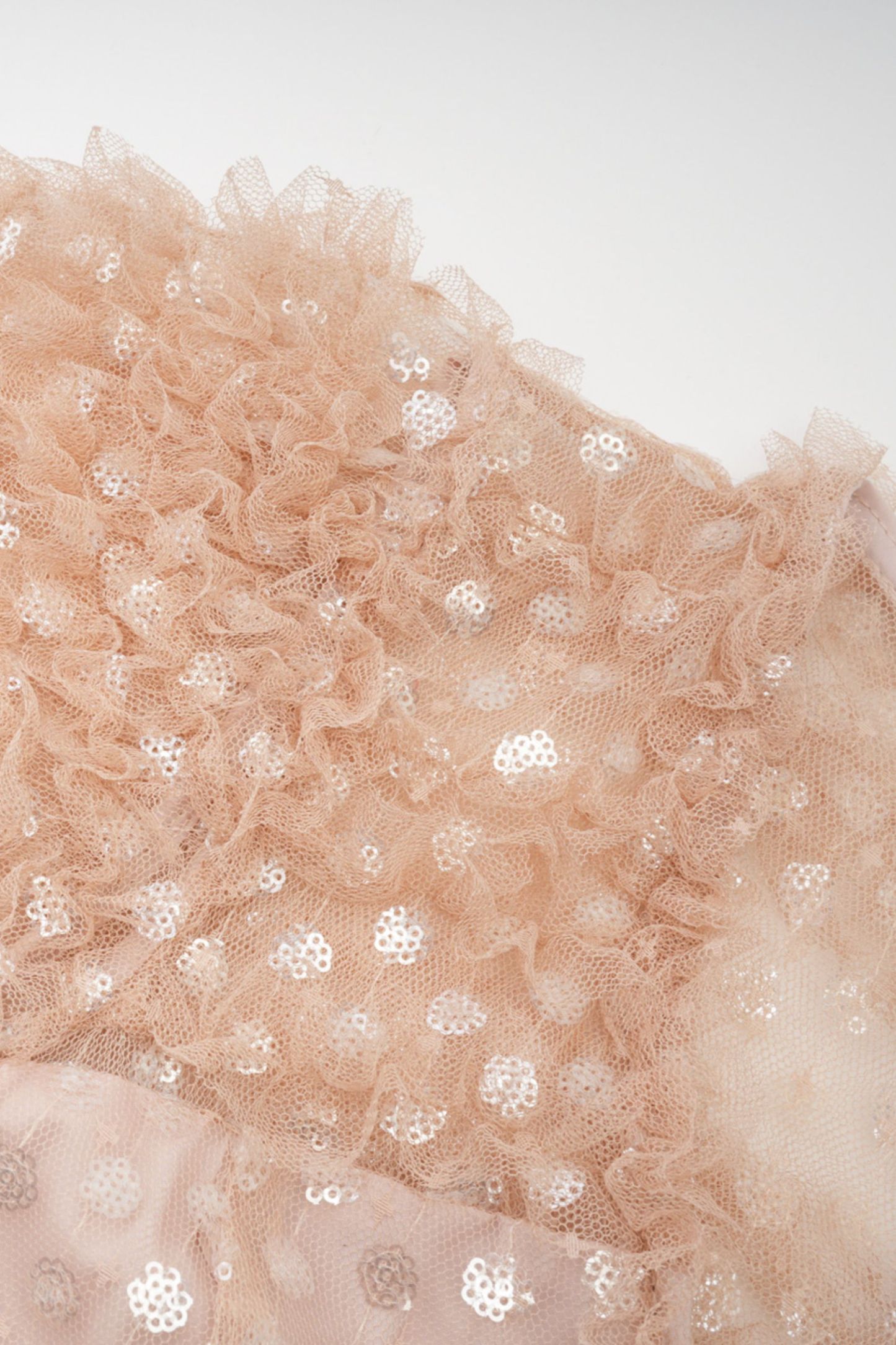 Dreamy Sweetness Nude Short Sleeve Tiered Maxi Dress