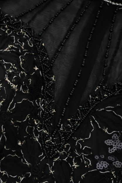 Celia Floral Embroidered Puff Sleeve Maxi Dress