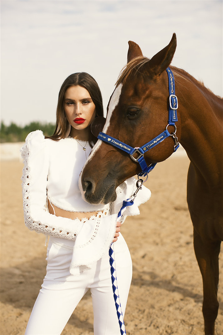 Victoria Hollow Out Flare Pants Set