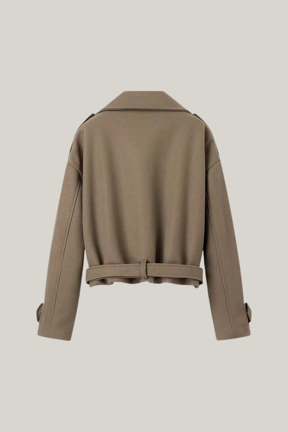 Clara Lapel Collar Cropped Jacket-Sunfere Clara Lapel Collar Cropped Jacket-Sunfere