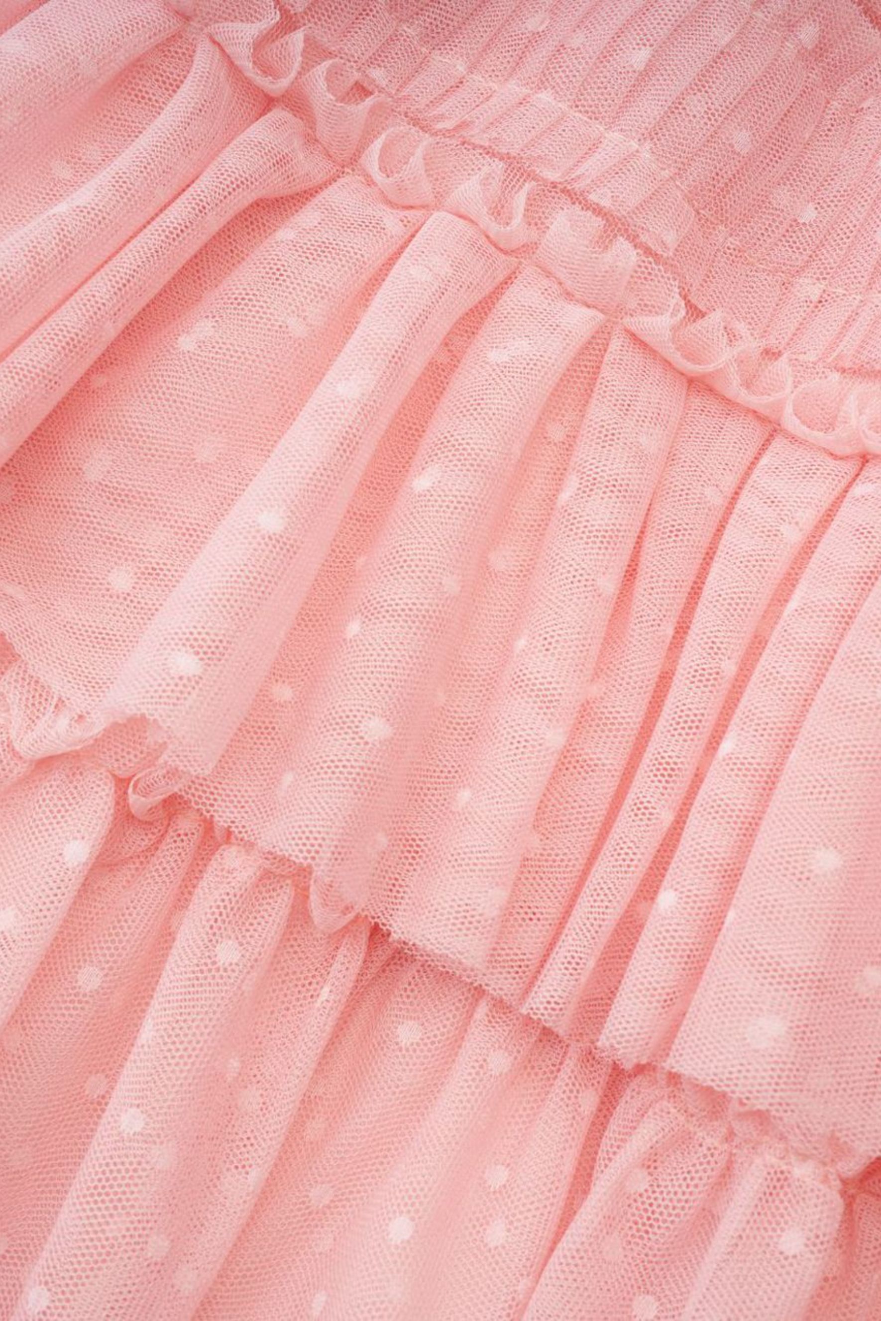 Always For You Pink Layered Ruffle Maxi Dress