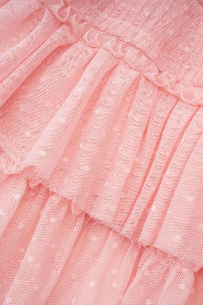 Always For You Pink Layered Ruffle Maxi Dress