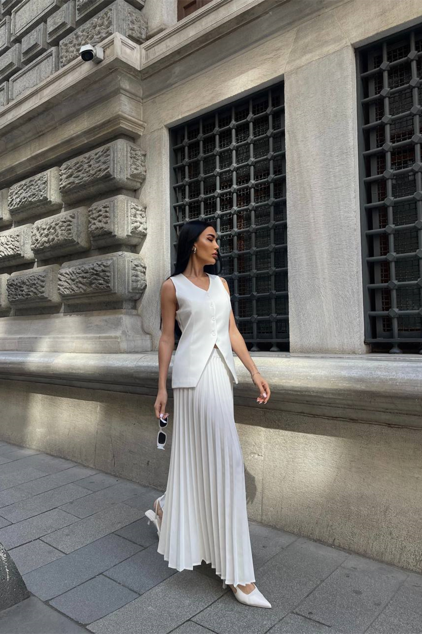 Completo Gonna Lunga Maglia E Gonna Completo Coordinato A Coste