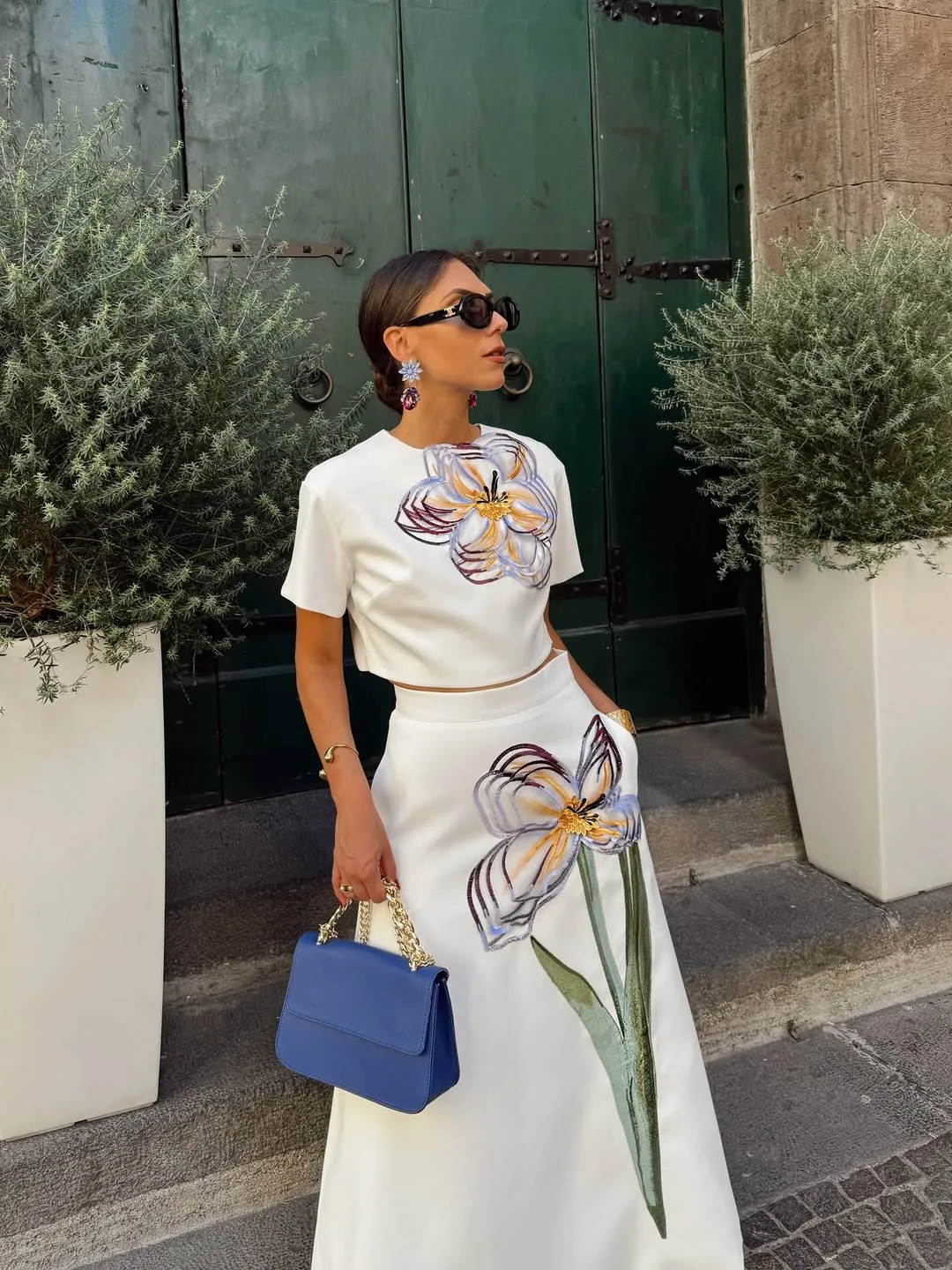 {"default":"Angelica Floral Applique Short Sleeve Top & Skirt Set,wedding guest dresses,garden wedding guest dresses"}
