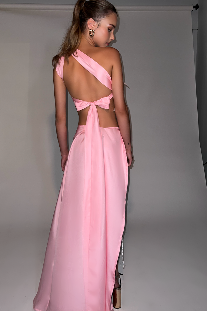 Barbara Embroidered Floral Tube Top & Skirt Set