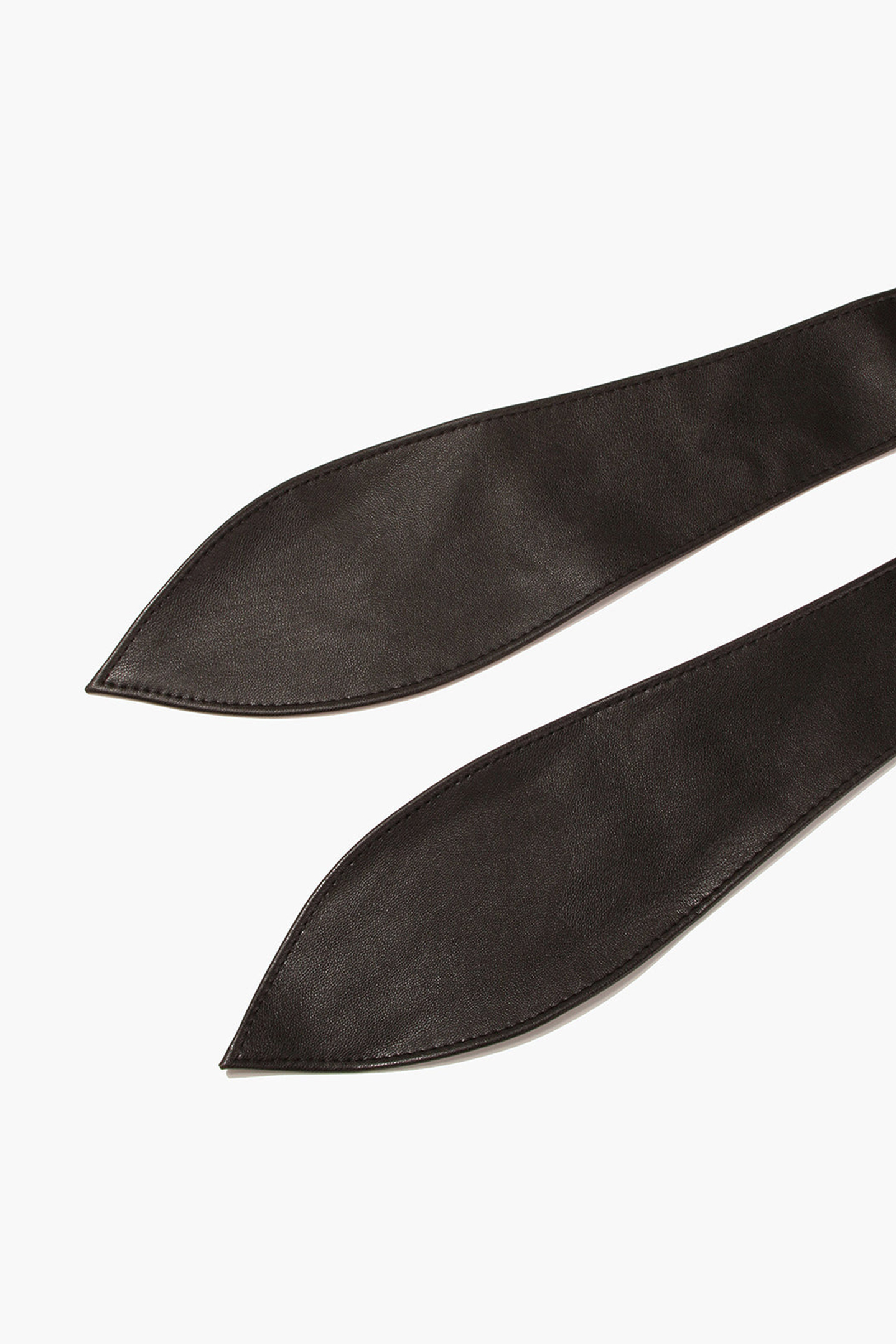 Faux Leather Wrap Belt