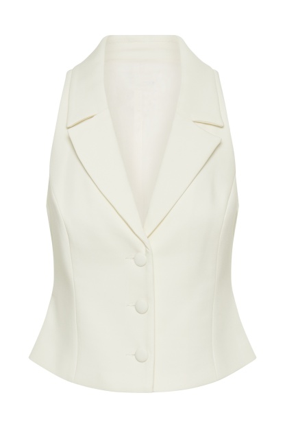 Renata V-neck Pleated Skirt Set