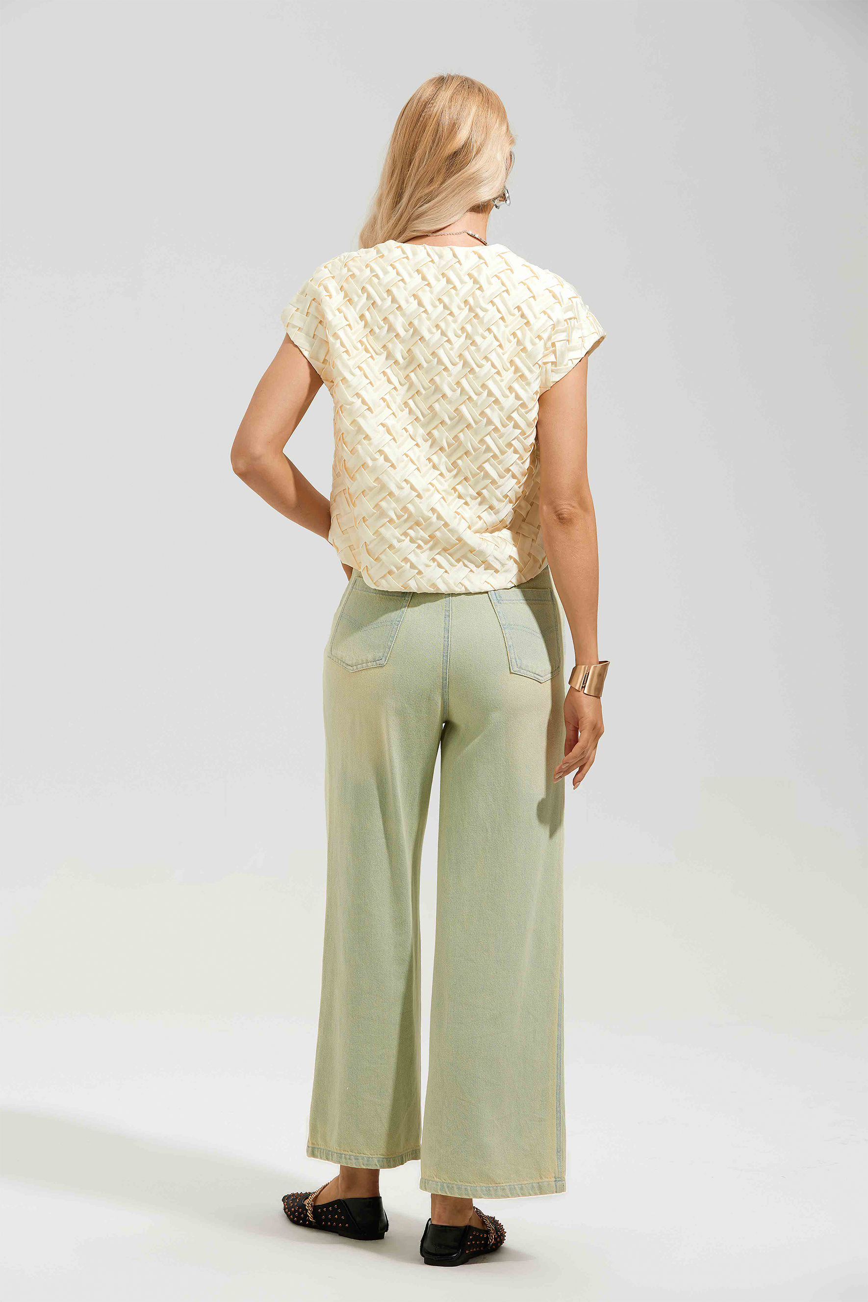 Judy High Waist Wide Leg Jeans