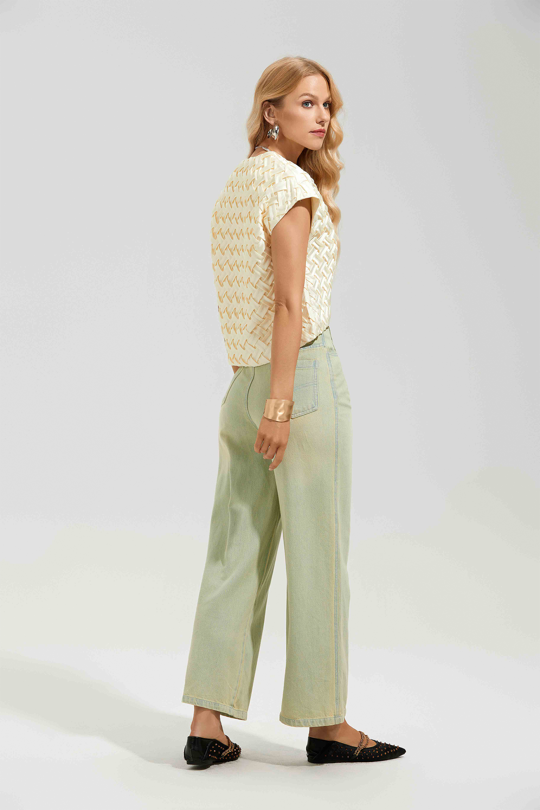 Judy High Waist Wide Leg Jeans