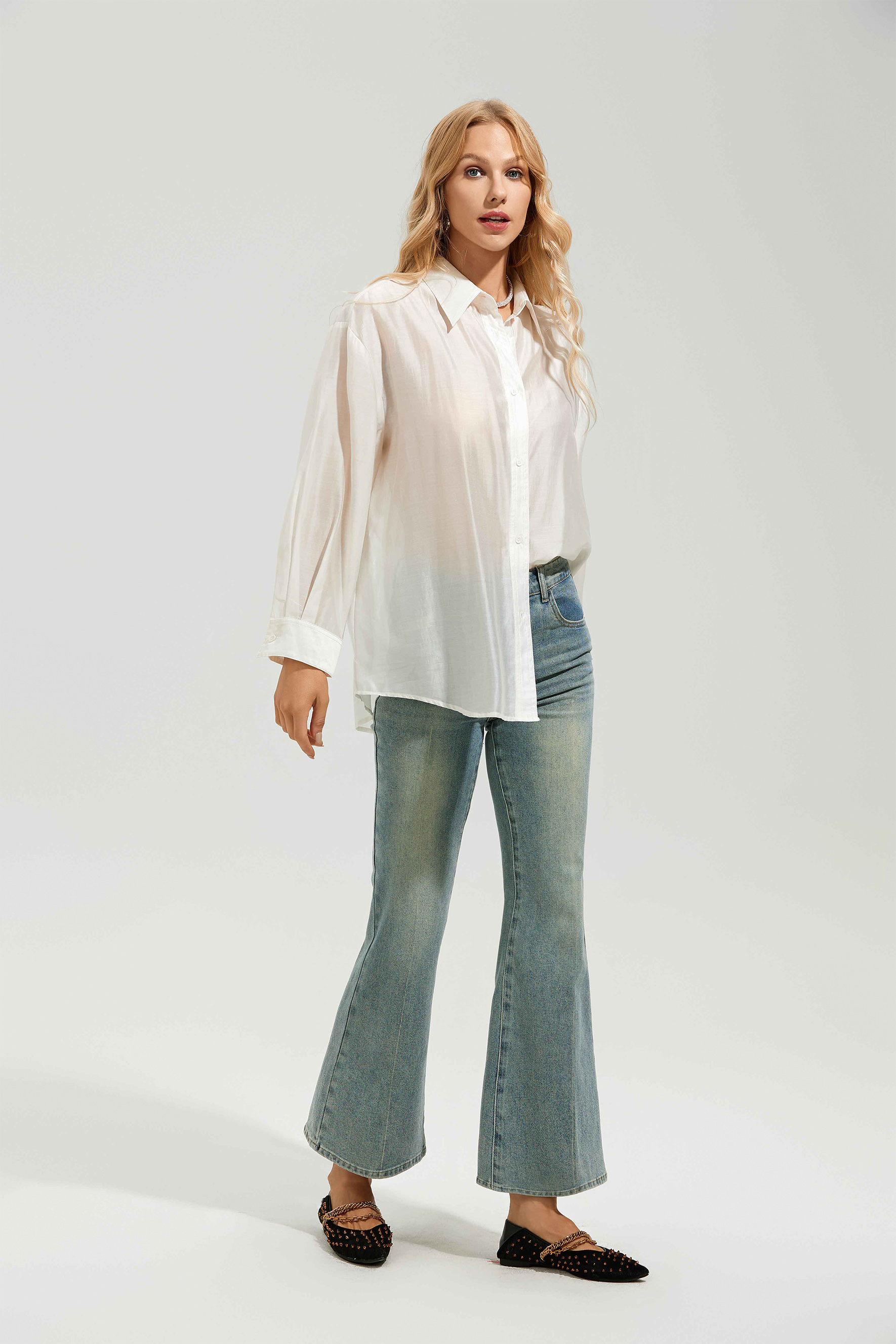 Kendra High Waist Flare Jeans
