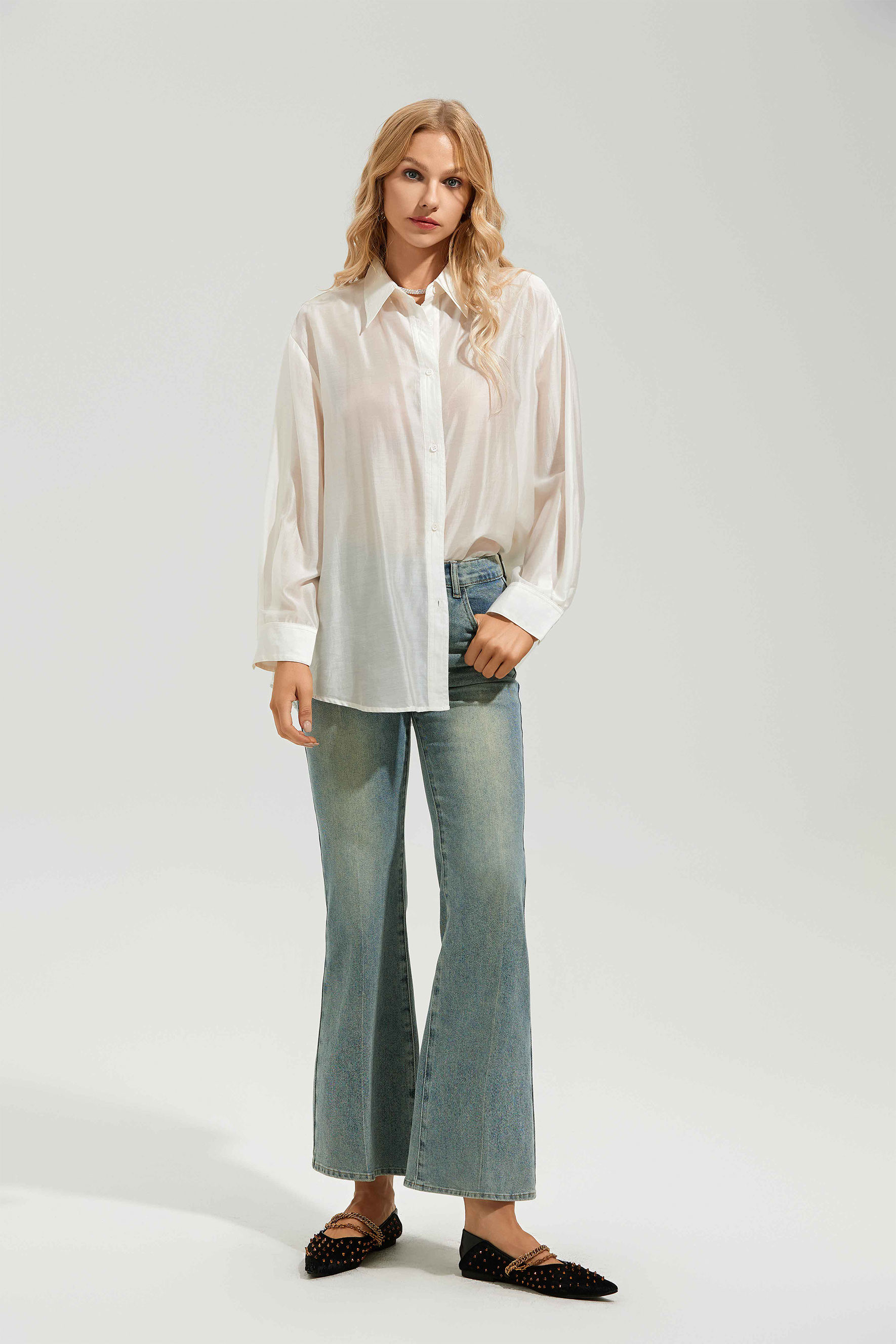 Kendra High Waist Flare Jeans