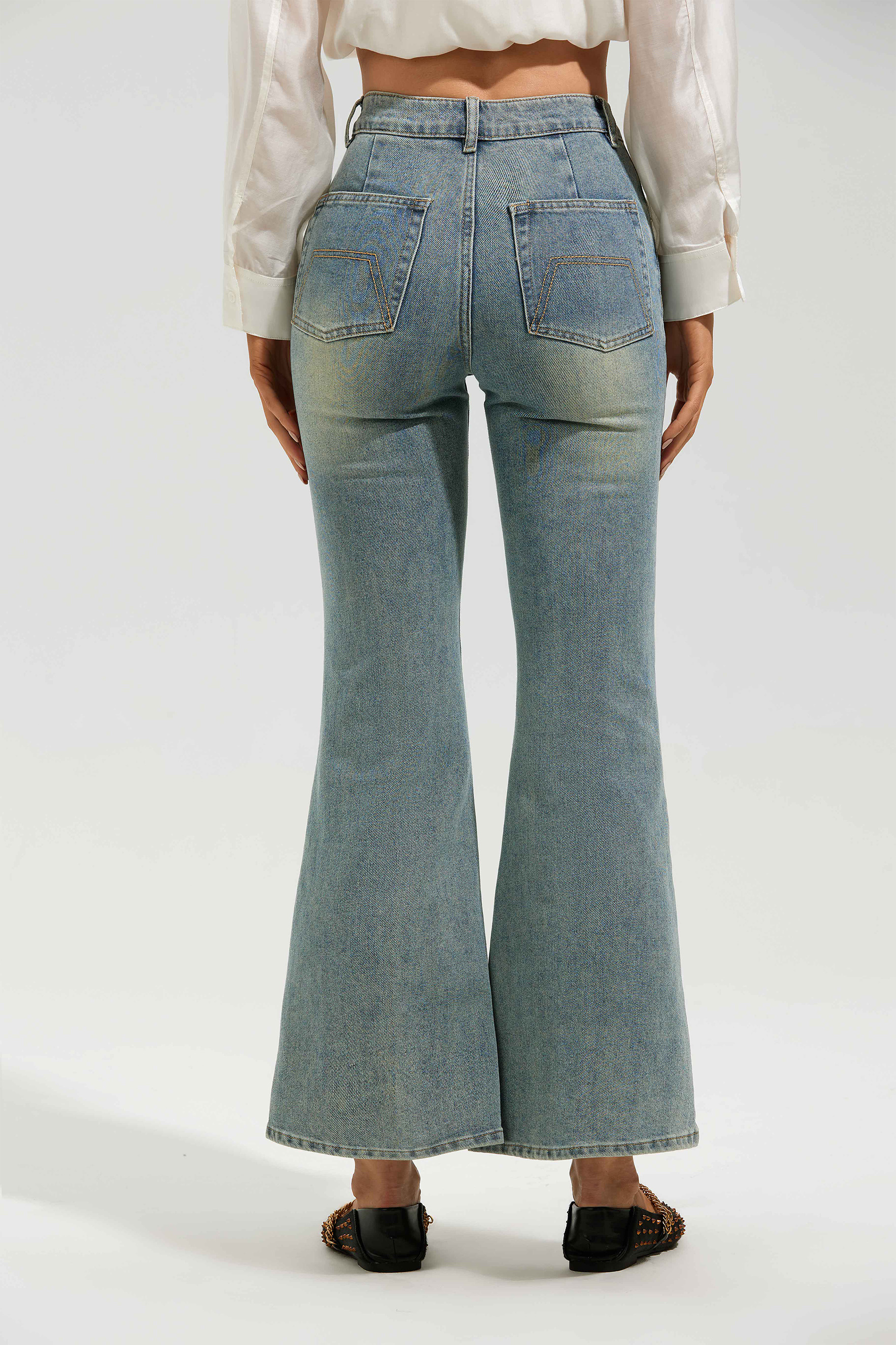 Kendra High Waist Flare Jeans