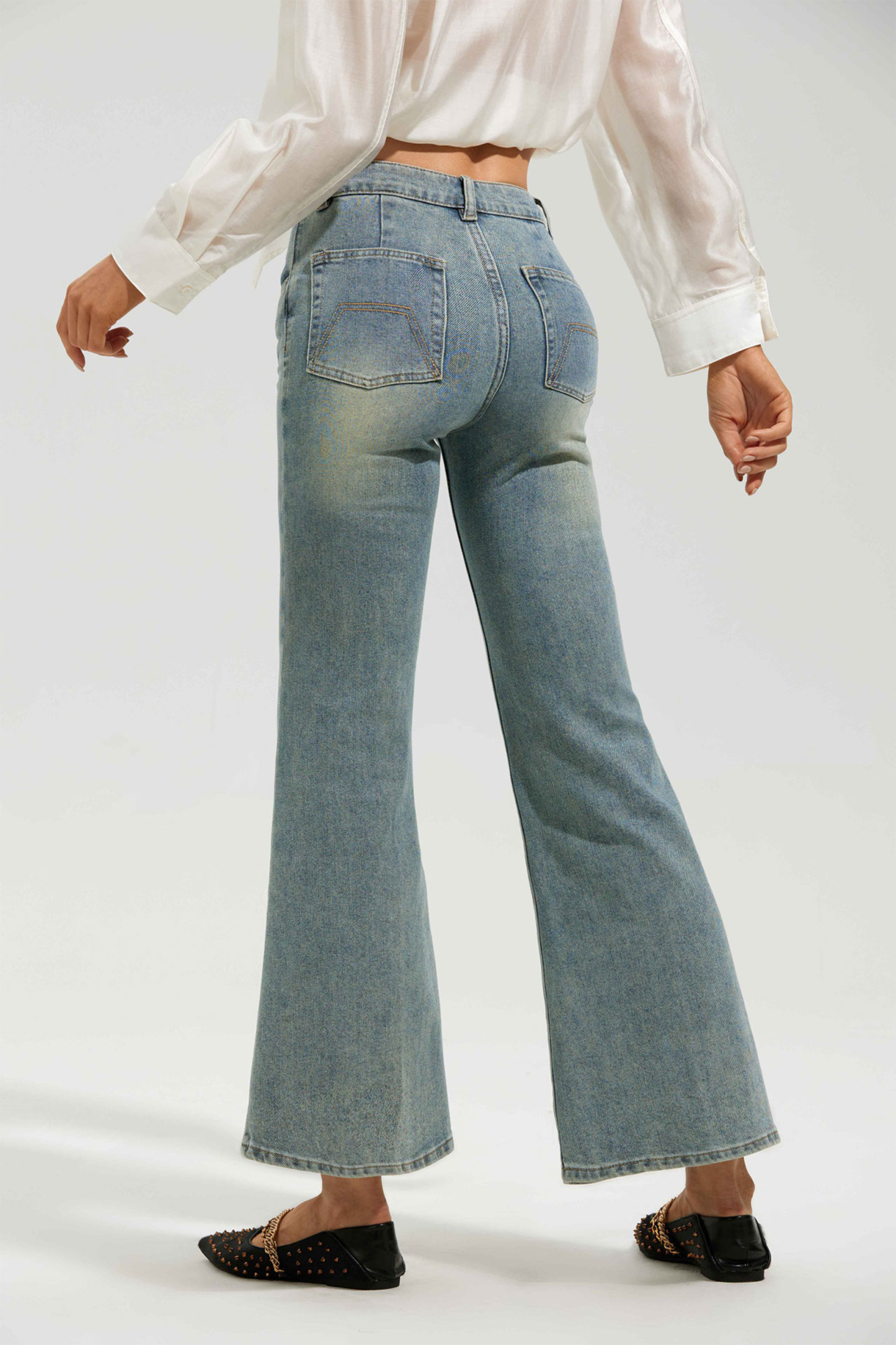 Kendra High Waist Flare Jeans